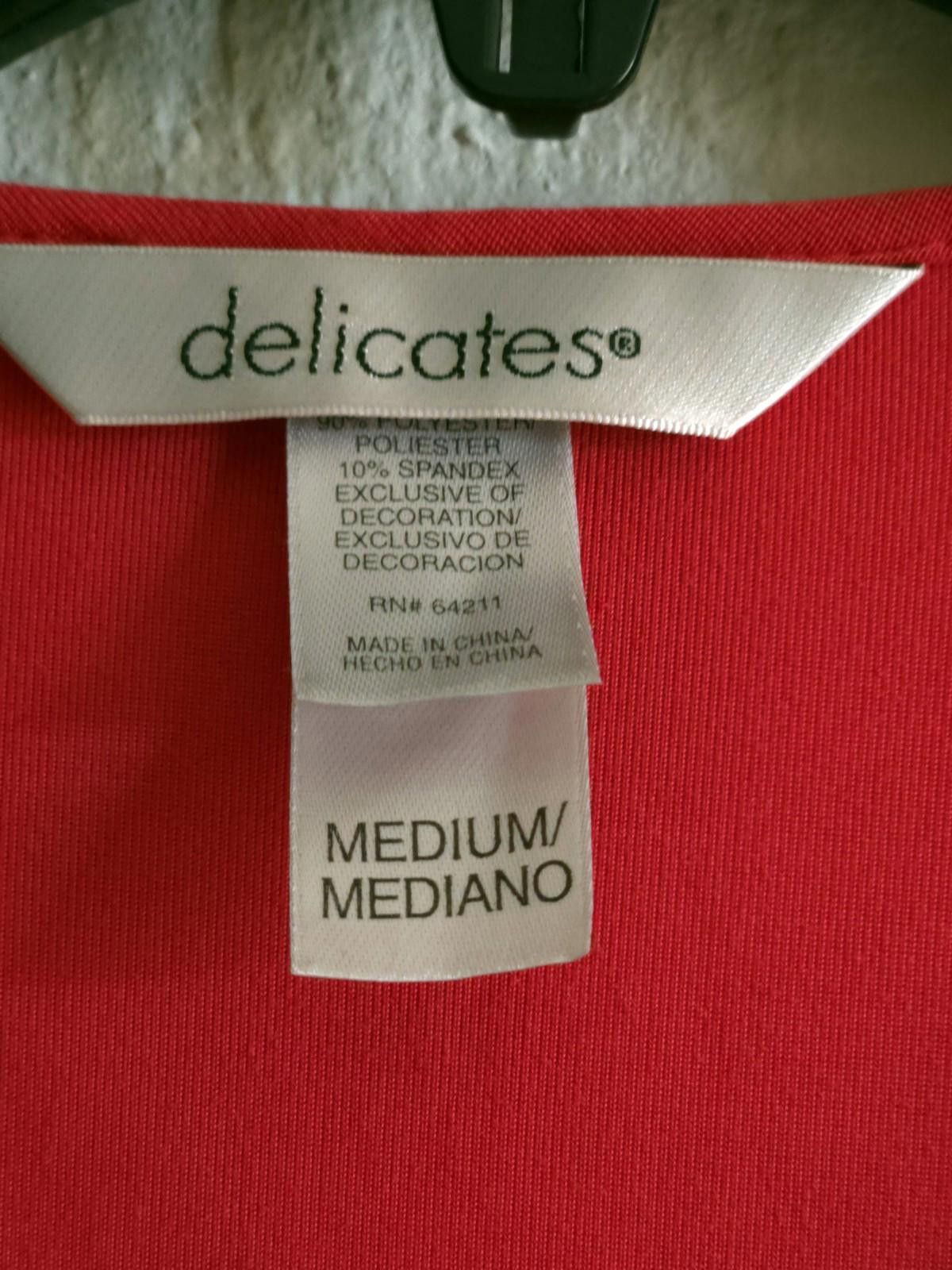 Other Vtg Delicates Sexy Red Nightgown, Lace Trim Robe Sz M Medium Size ONE SIZE - 9 Thumbnail