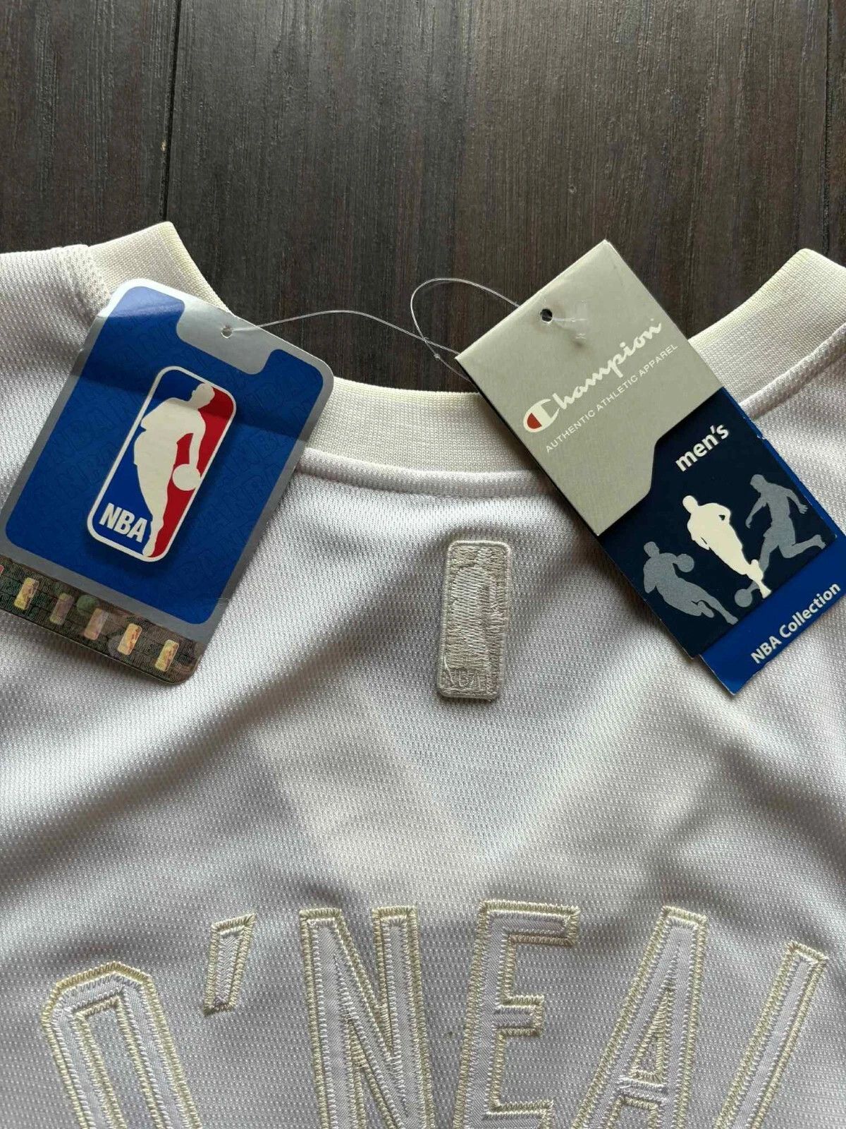 Champion NEW Shaquille O'Neal Miami Heat allwhite NBA jersey size L Size US L / EU 52-54 / 3 - 4 Thumbnail