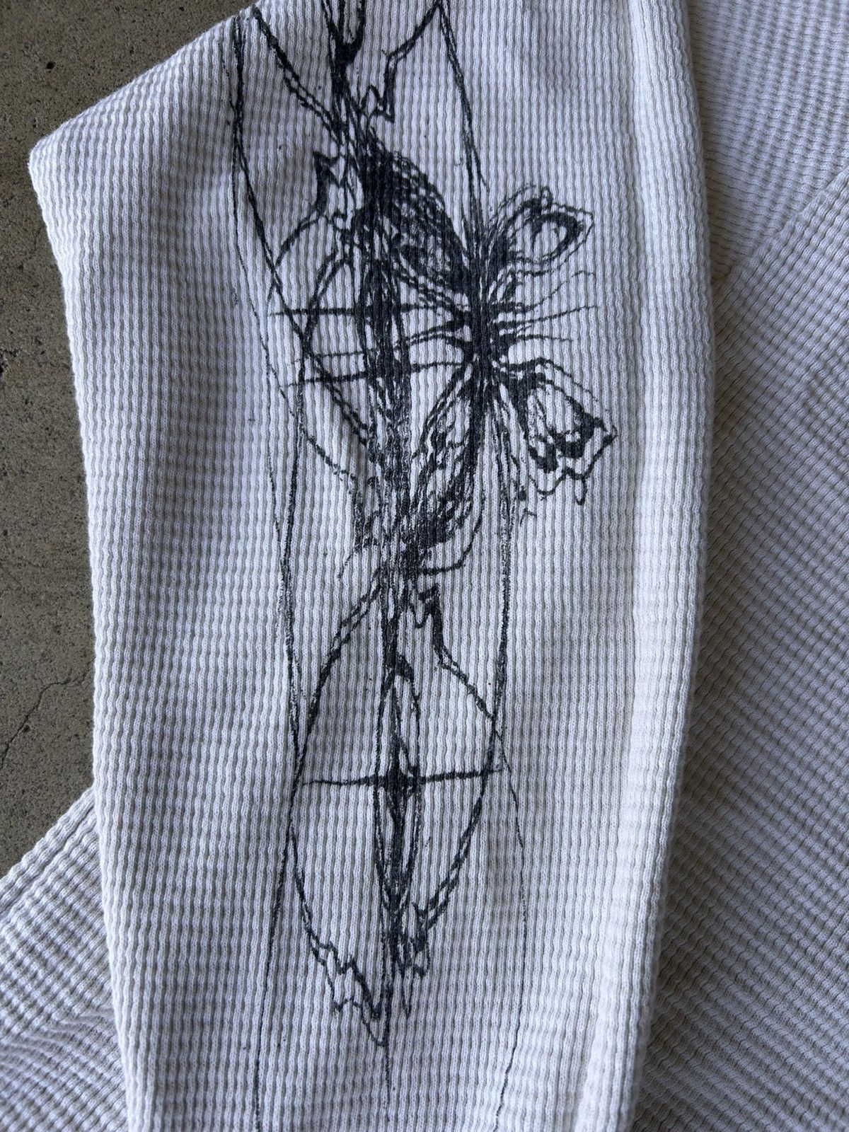 basketcase gallery Basketcase Gallery Cropped Waffle Knit Longsleeve Size US S / EU 44-46 / 1 - 2 Thumbnail