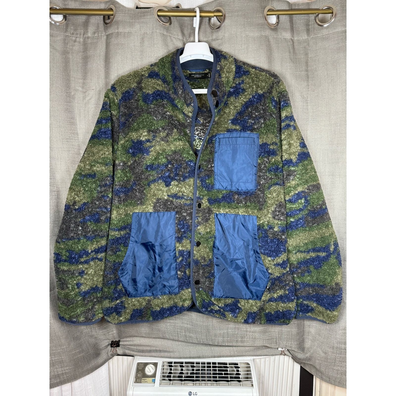 Junk Food Junk Food Men's Moroni Sherpa Jacket Outer-space Green Camo Size US XL / EU 56 / 4 - 1 Thumbnail