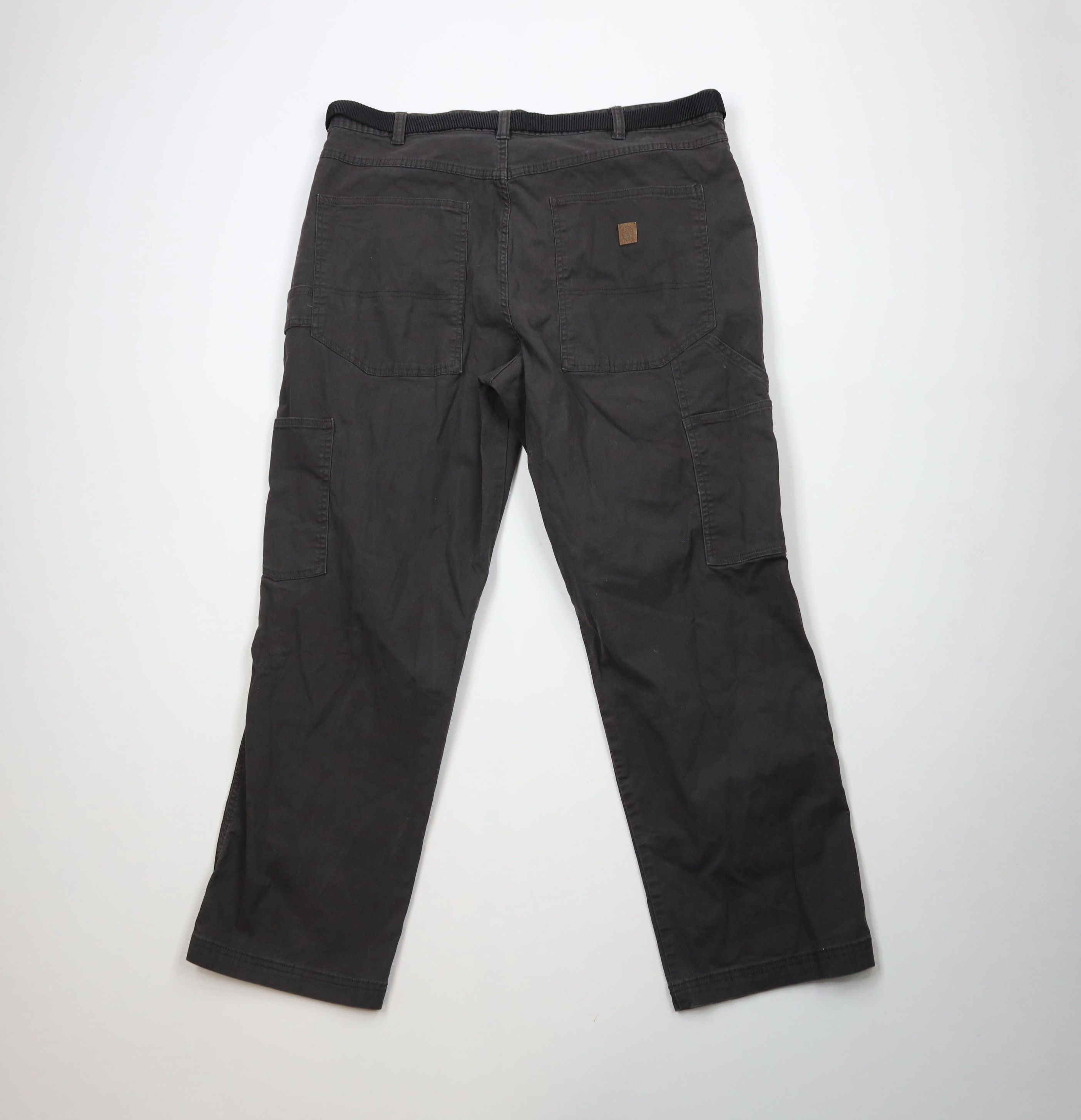 Vintage Vintage Y2K Streetwear Belted Canvas Wide Leg Pants Gray Size US 40 / EU 56 - 10 Thumbnail