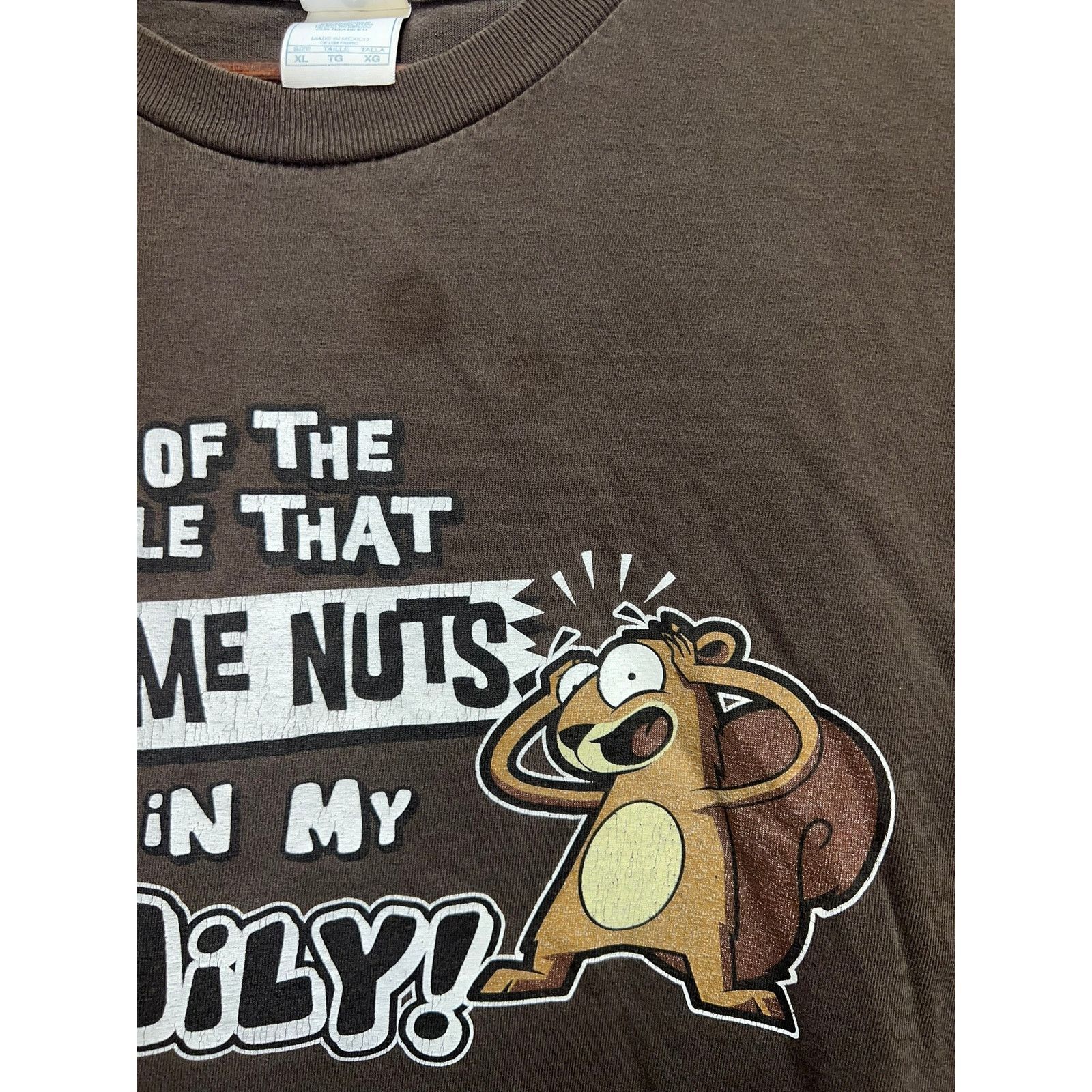 Alstyle Vintage Squirrel Shirt Most People That Drive Me Nuts VTG XL Size US XL / EU 56 / 4 - 4 Thumbnail