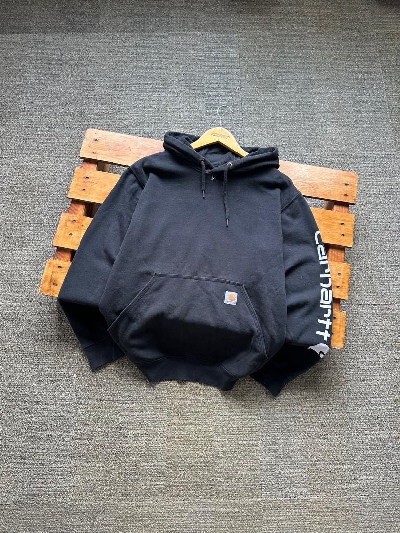 Carhartt CARHARTT SPELLOUT SLEEVE HOODIE Size US S / EU 44-46 / 1 - 1 Thumbnail