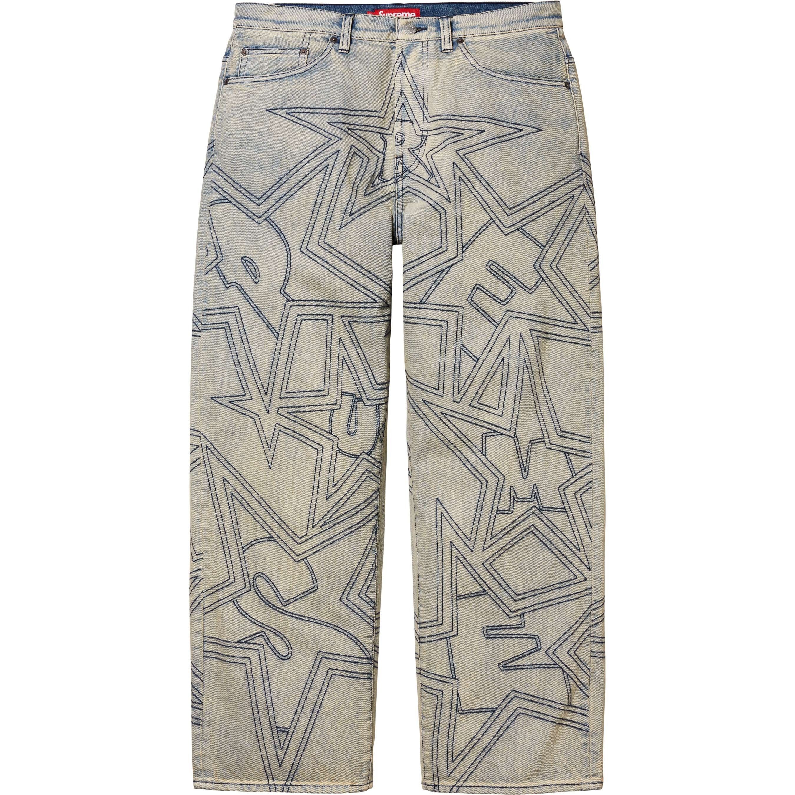 Coogi × Supreme Coogi x Supreme Baggy jean | Grailed