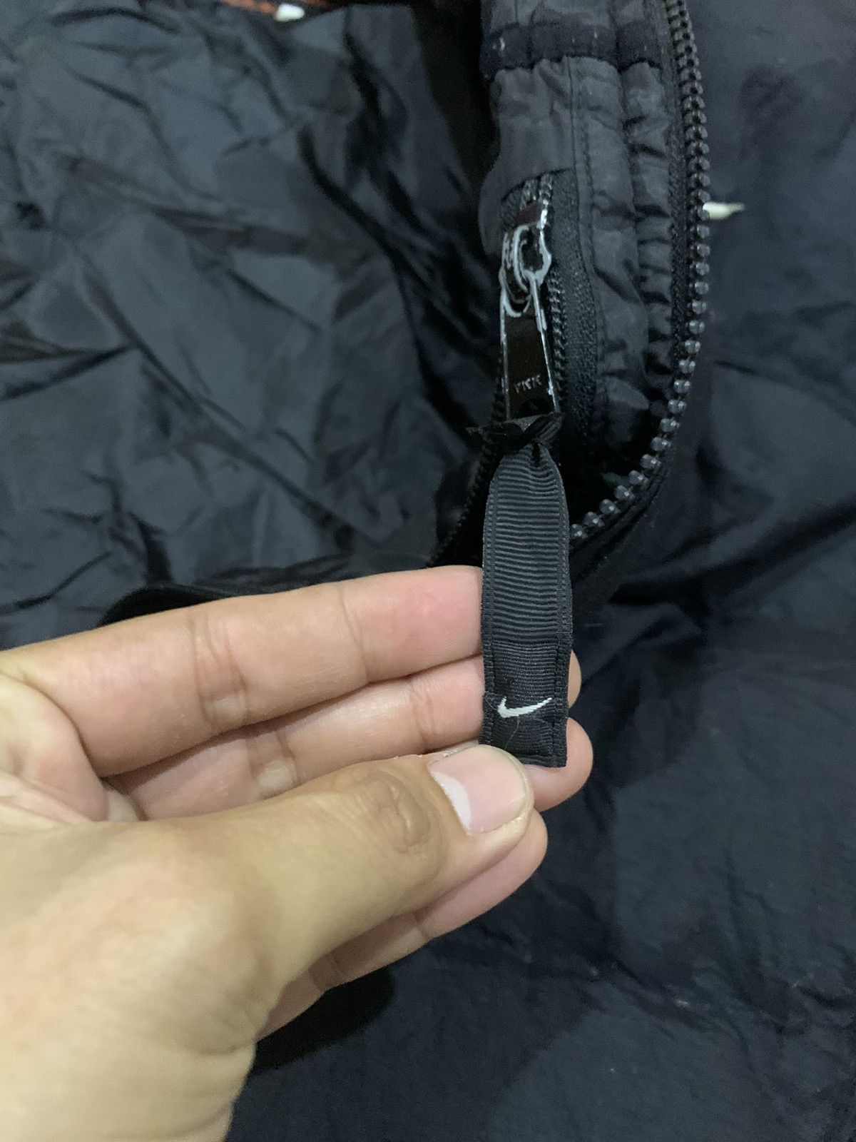 Vintage Nike ACG Black Down Puffer Jacket Double Swoosh Logo