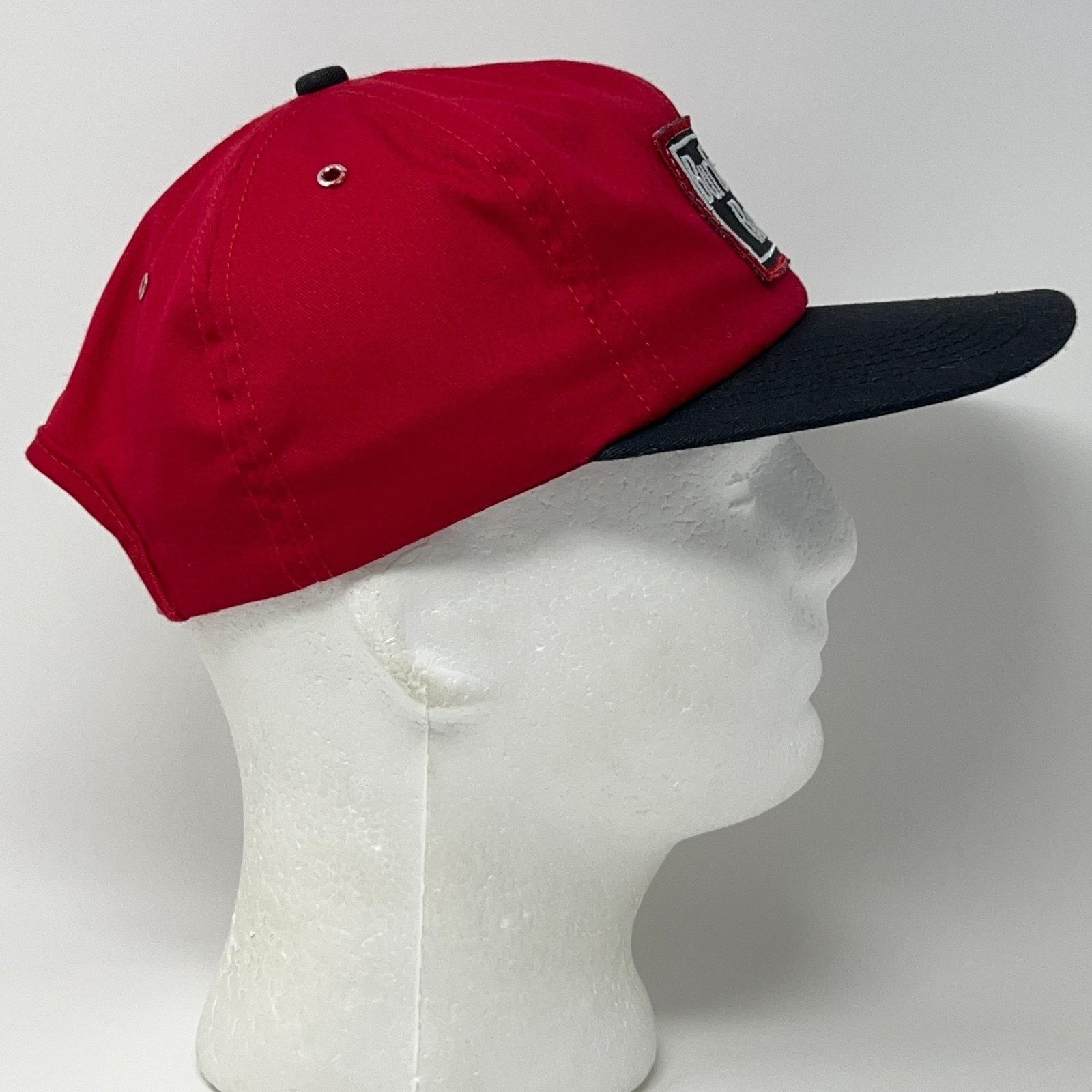 Vintage Vintage 90s Burlington Route Hat Baseball Cap Railroad Red Size ONE SIZE - 9 Thumbnail