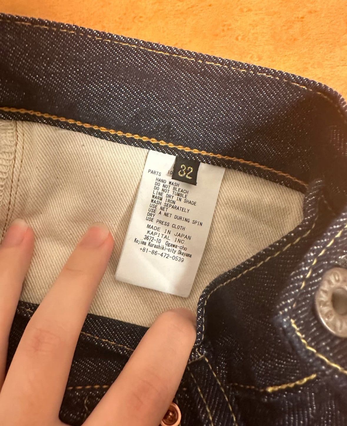 Kapital Kapital 12.5oz Mexican Tuxedo Bone Denim Pants Size US 32 / EU 48 - 5 Thumbnail