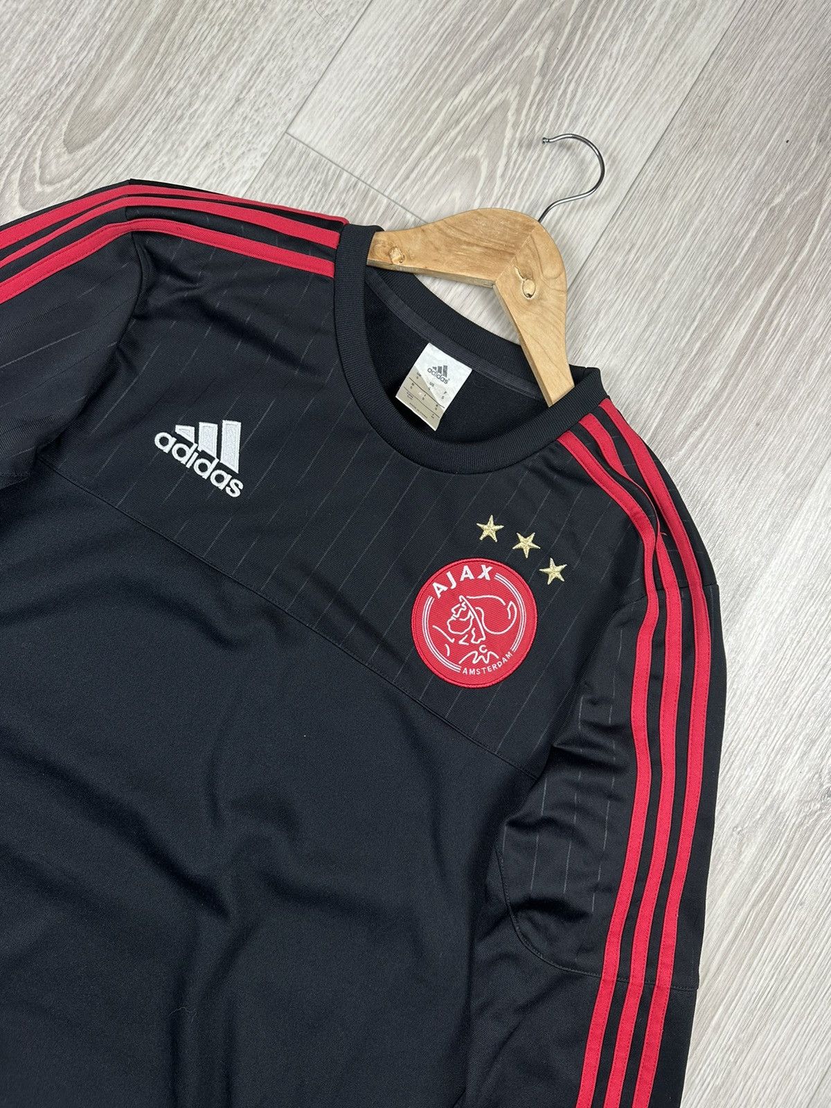 Adidas Vintage Adidas AJAX Amsterdam Soccer Sweatshirt Crewneck Size US S / EU 44-46 / 1 - 2 Thumbnail