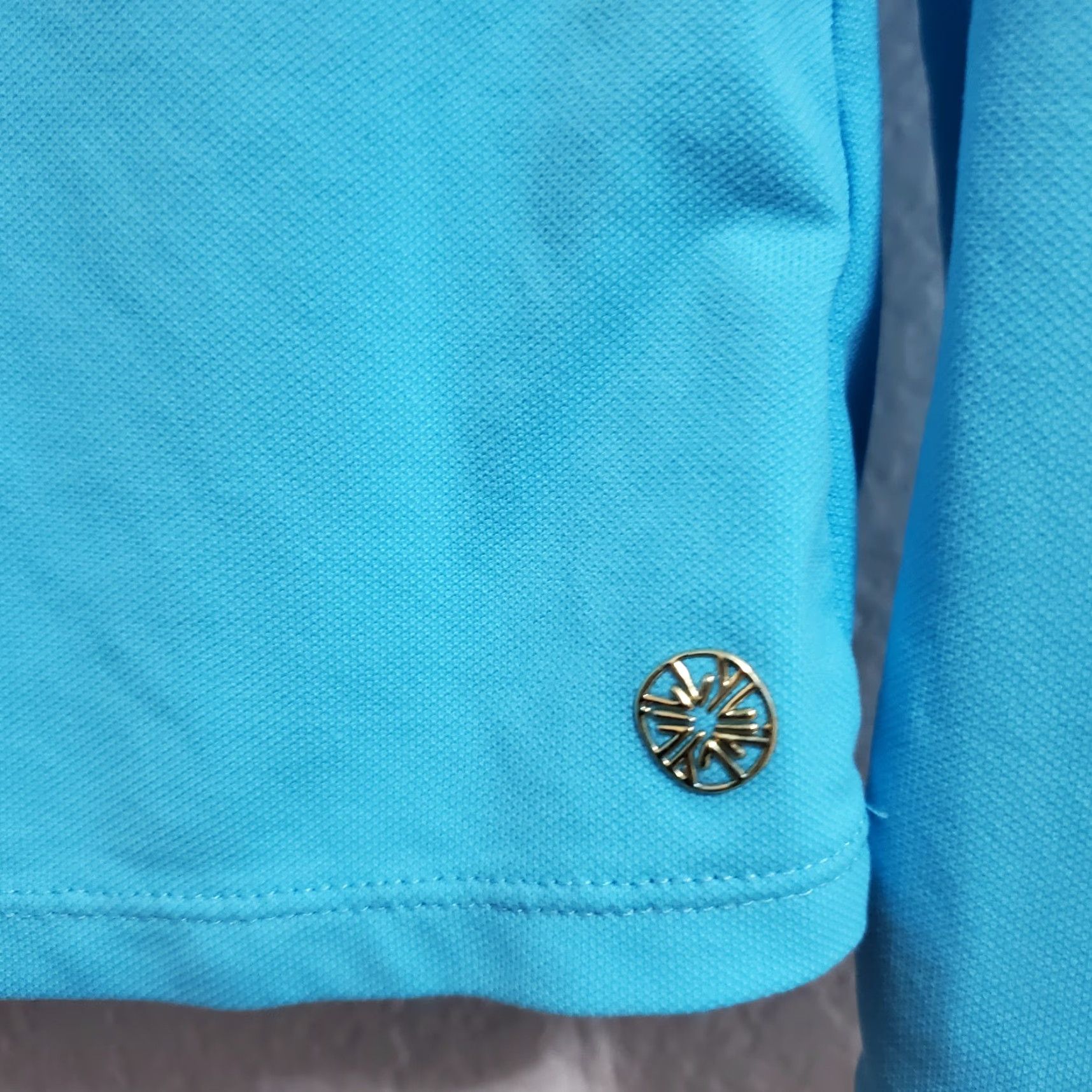 Lilly Pulitzer **Lilly Pulitzer Women's Blue Long Sleeve Ruffle Collar Polo Shirt** User: **Lilly Pulitzer Women's Blue Long Sleeve Ruffle Collar Polo Shirt** Size S / US 4 / IT 40 - 7 Thumbnail