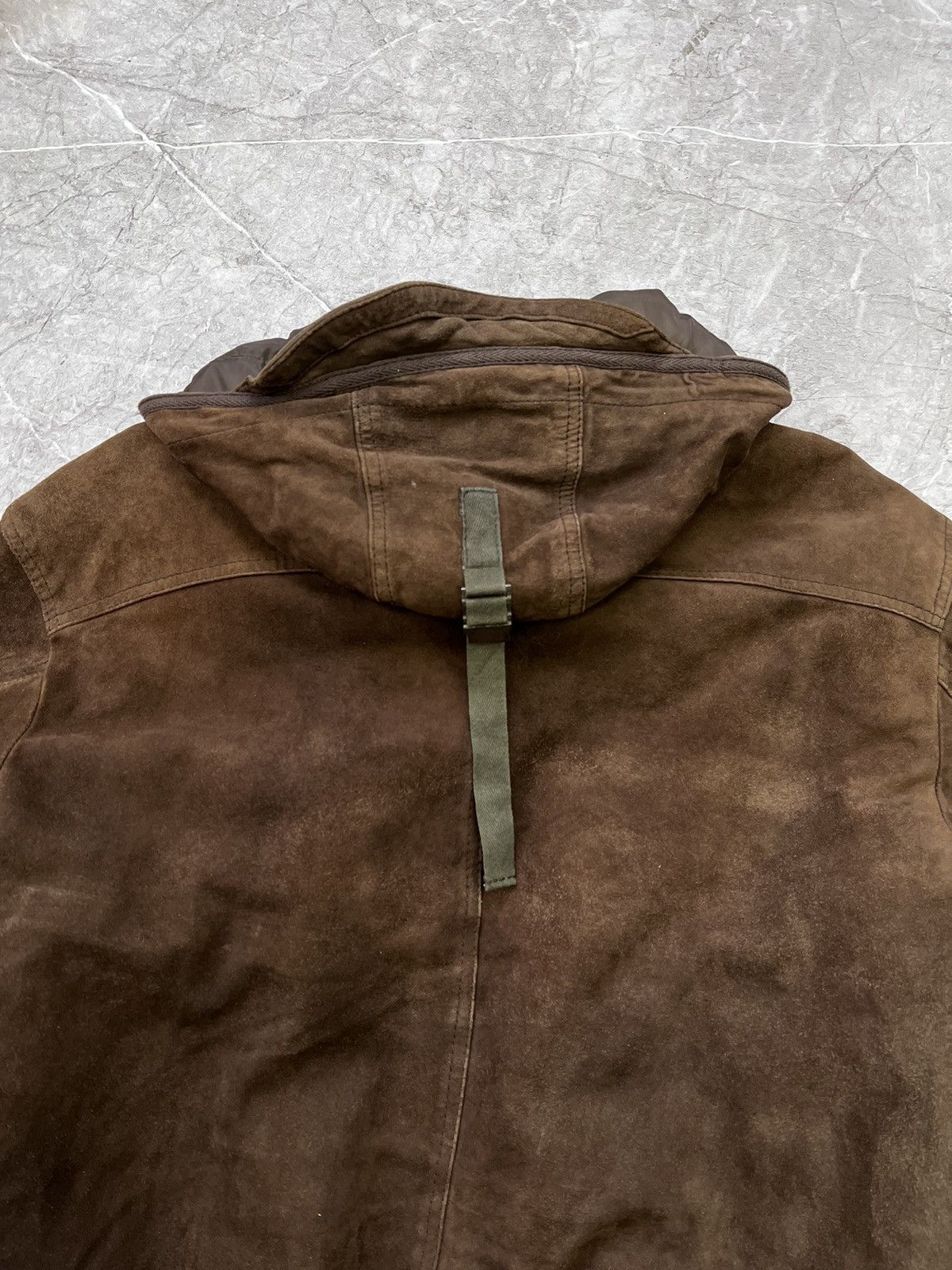 If Six Was Nine × Japanese Brand × Le Grande Bleu (L.G.B.) Avant Garde If Six Was Nine Style SUEDE HOOD JACket Size US L / EU 52-54 / 3 - 11 Thumbnail