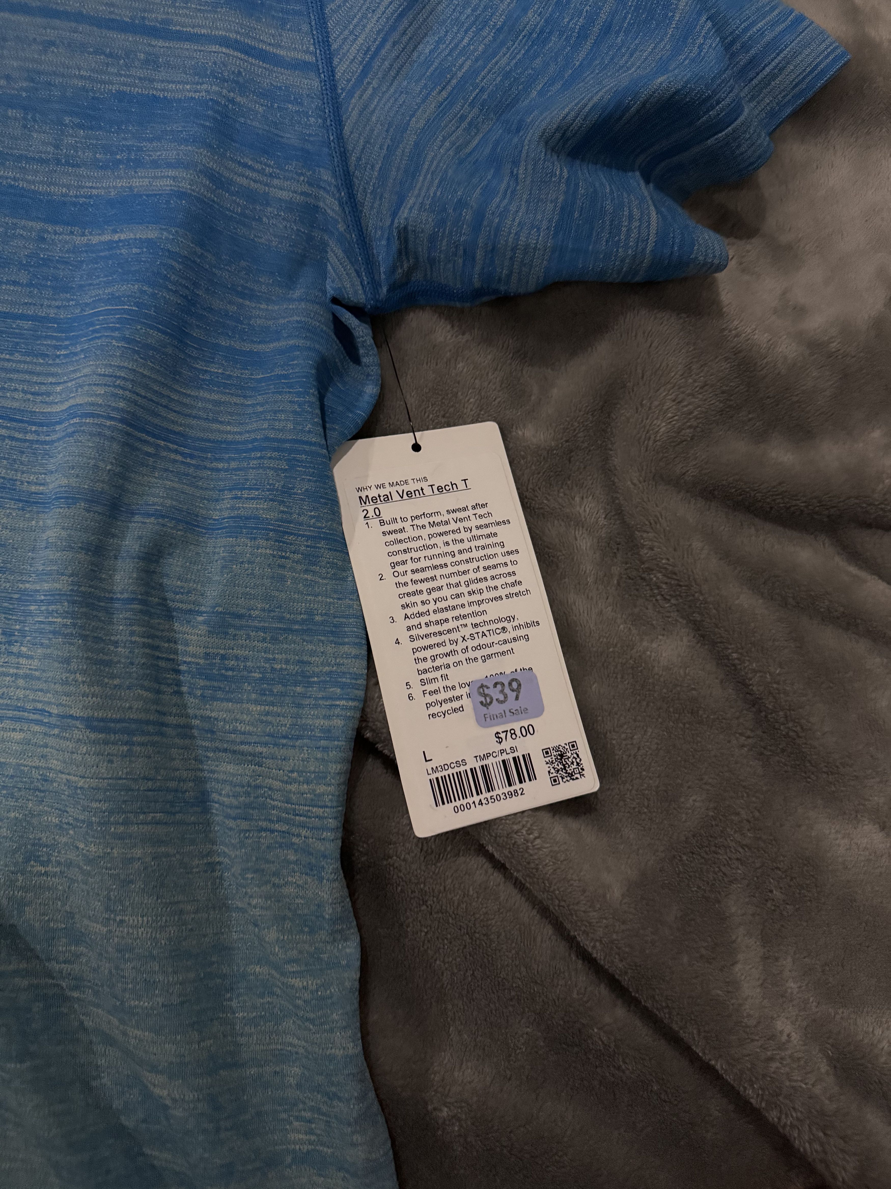 Lululemon Metal Vent Tech T Size US L / EU 52-54 / 3 - 4 Thumbnail
