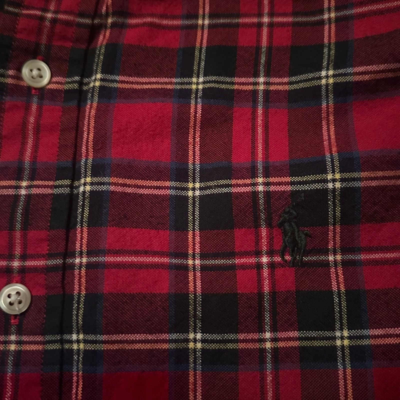 Polo Ralph Lauren red plaid polo ralph lauren long sleeve button up shirt Size US M / EU 48-50 / 2 - 2 Thumbnail