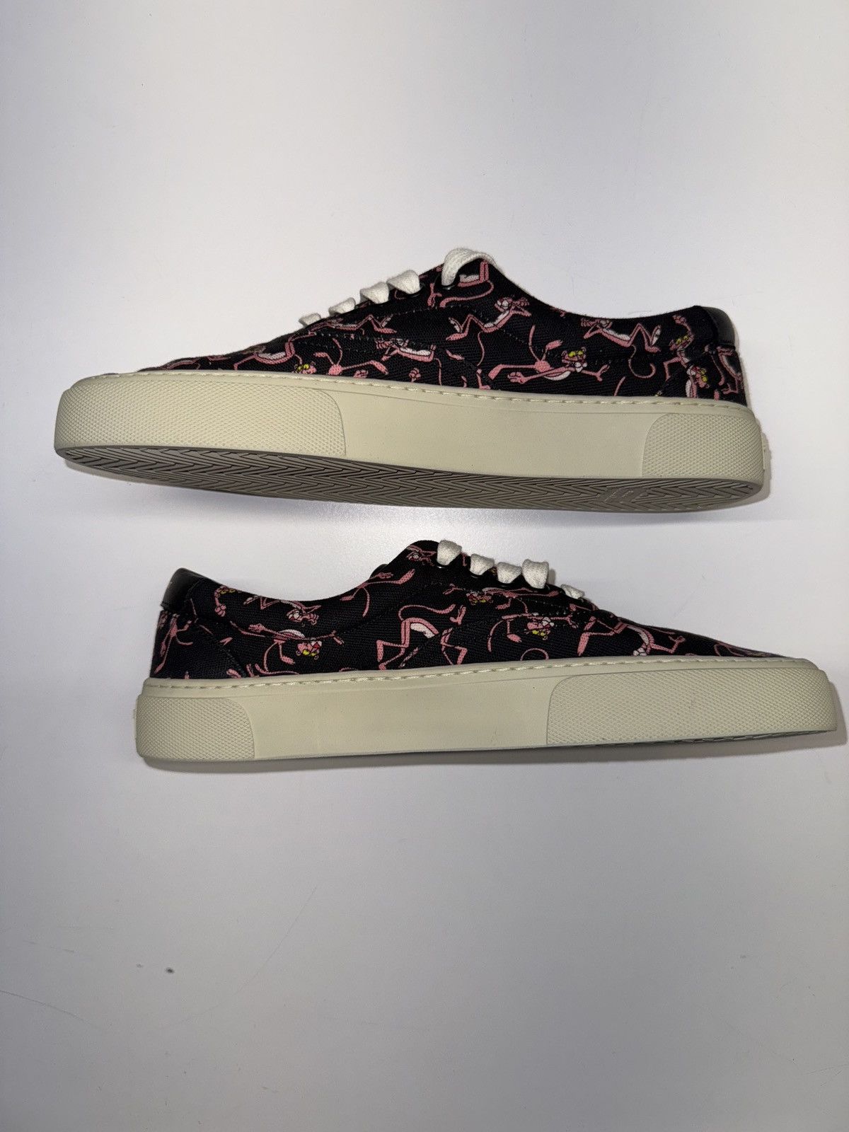 Hedi Slimane × Saint Laurent Paris RARE! Saint Laurent Canvas Pink Panther Venice Sneakers - 39 Size US 6 / EU 39 - 2 Thumbnail