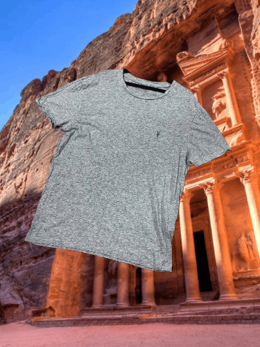 Allsaints Vintage gray T-shirt Allsaints logo Y2K streetwear Size US M / EU 48-50 / 2 - 1 Thumbnail