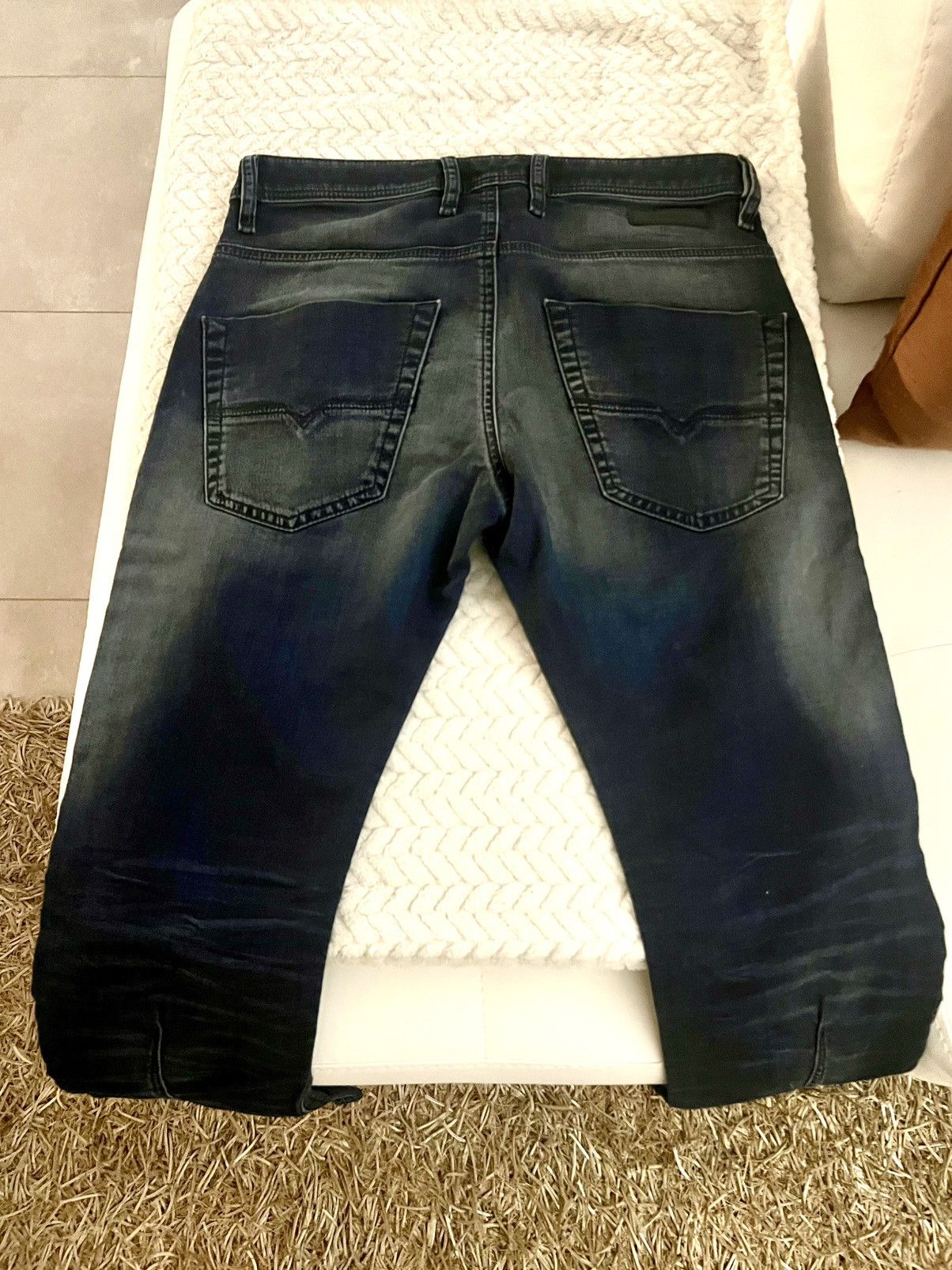 Diesel CRAZY Pair Of Joggjeans From Diesel In A Beautiful Deep Blue Size US 28 / EU 44 - 5 Thumbnail