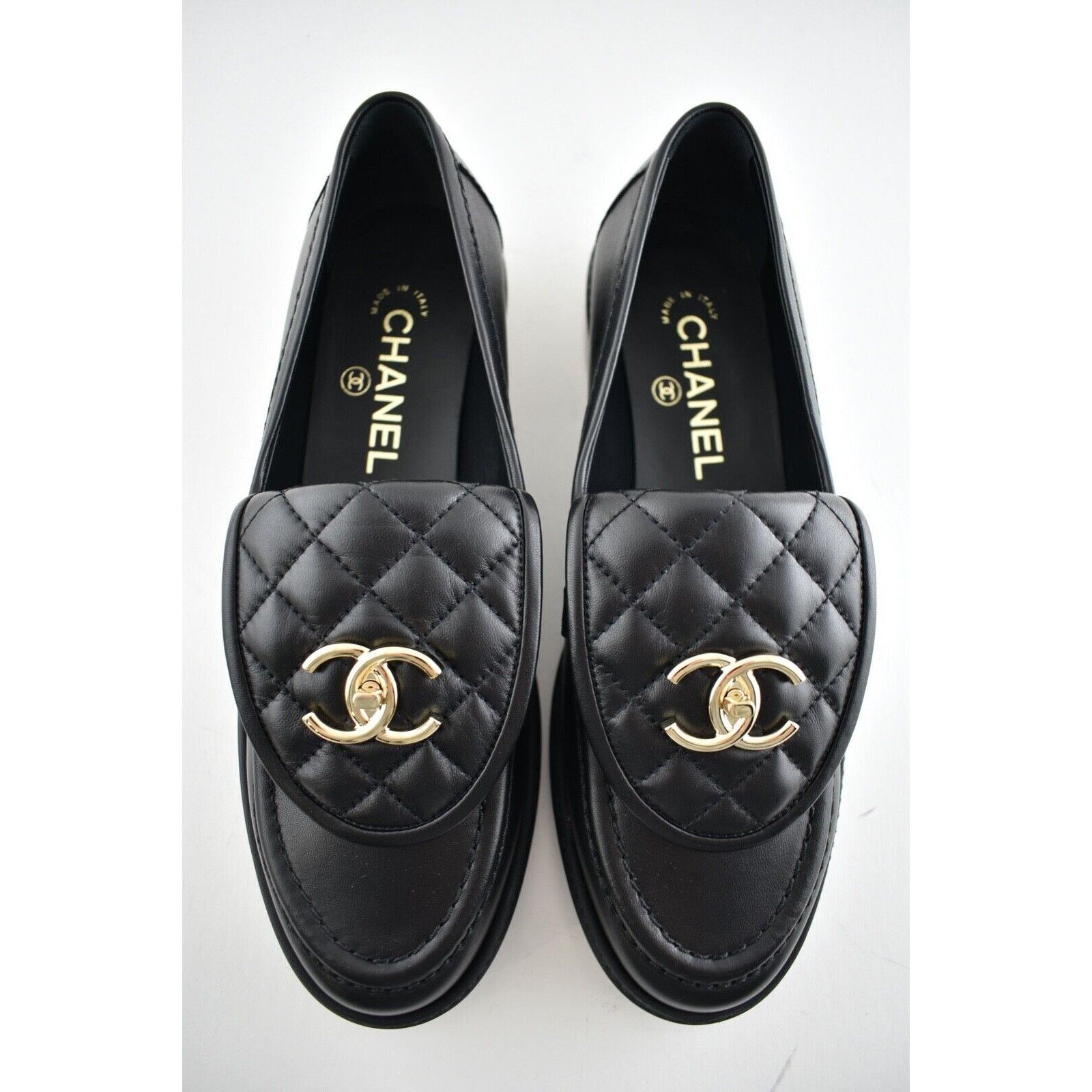 Chanel Chanel Quilted Flap Turnlock Gold Mule Flat Loafer 35 Size US 5 / IT 35 - 8 Thumbnail