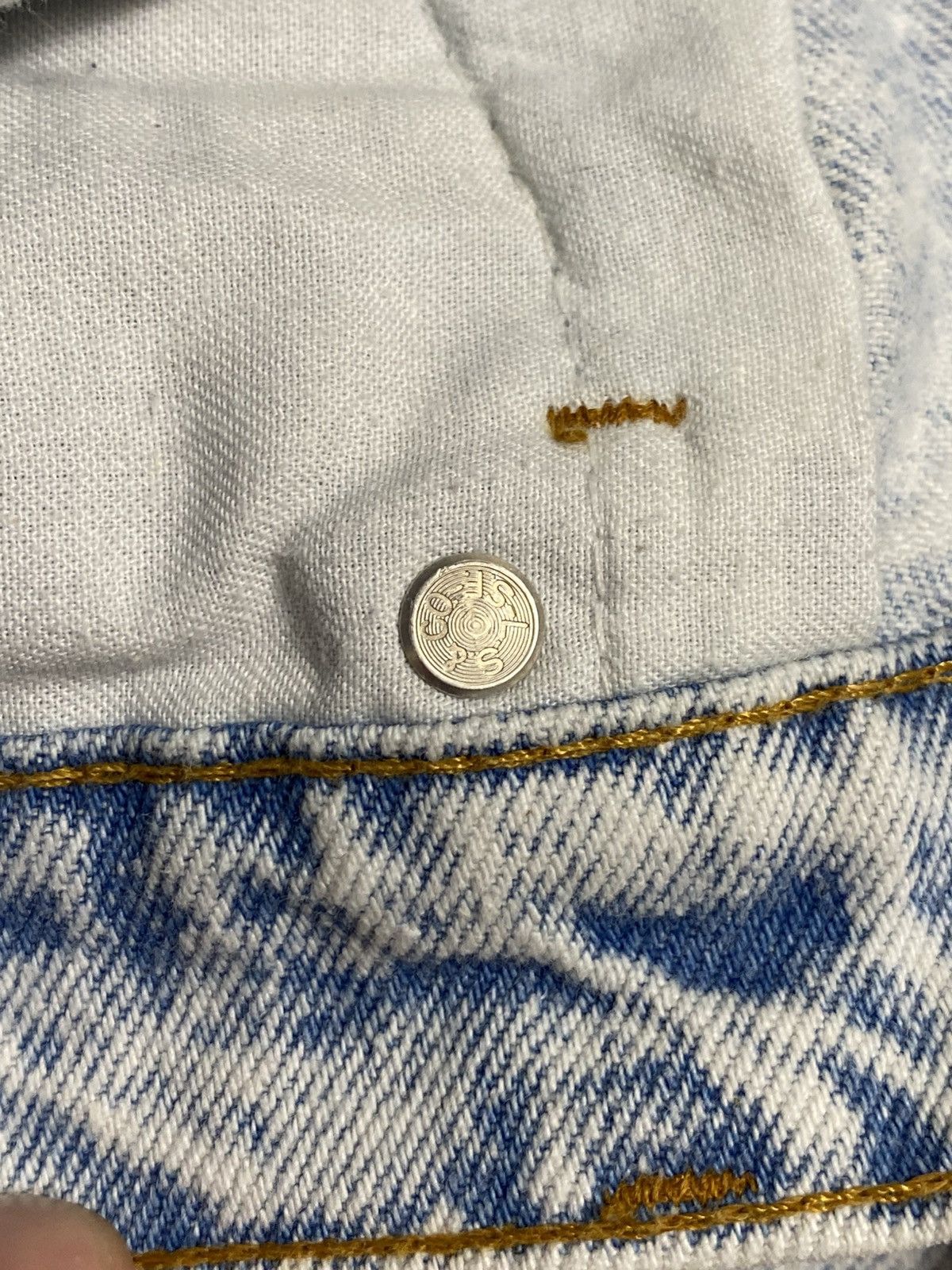 Levi's VINTAGE 80s LEVIS 550 ORANGE TAB ACID WASH JEANS MADE IN USA Size US 36 / EU 52 - 8 Thumbnail