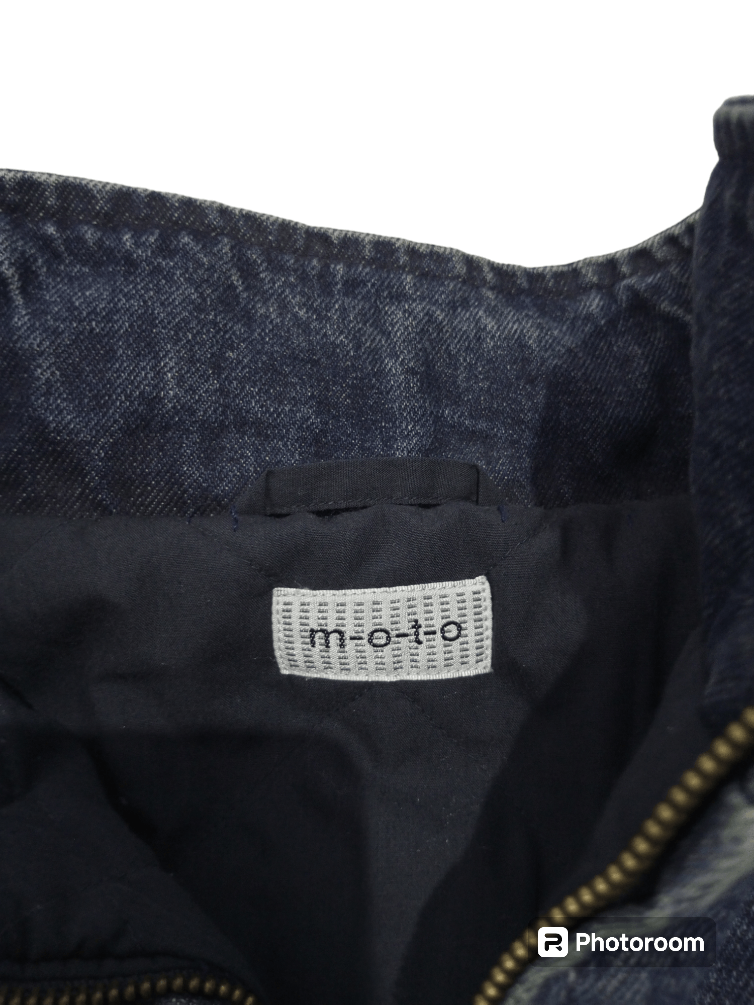 If Six Was Nine Vintage m-o-t-o denim jacket faux fur hoodie Size US M / EU 48-50 / 2 - 10 Thumbnail