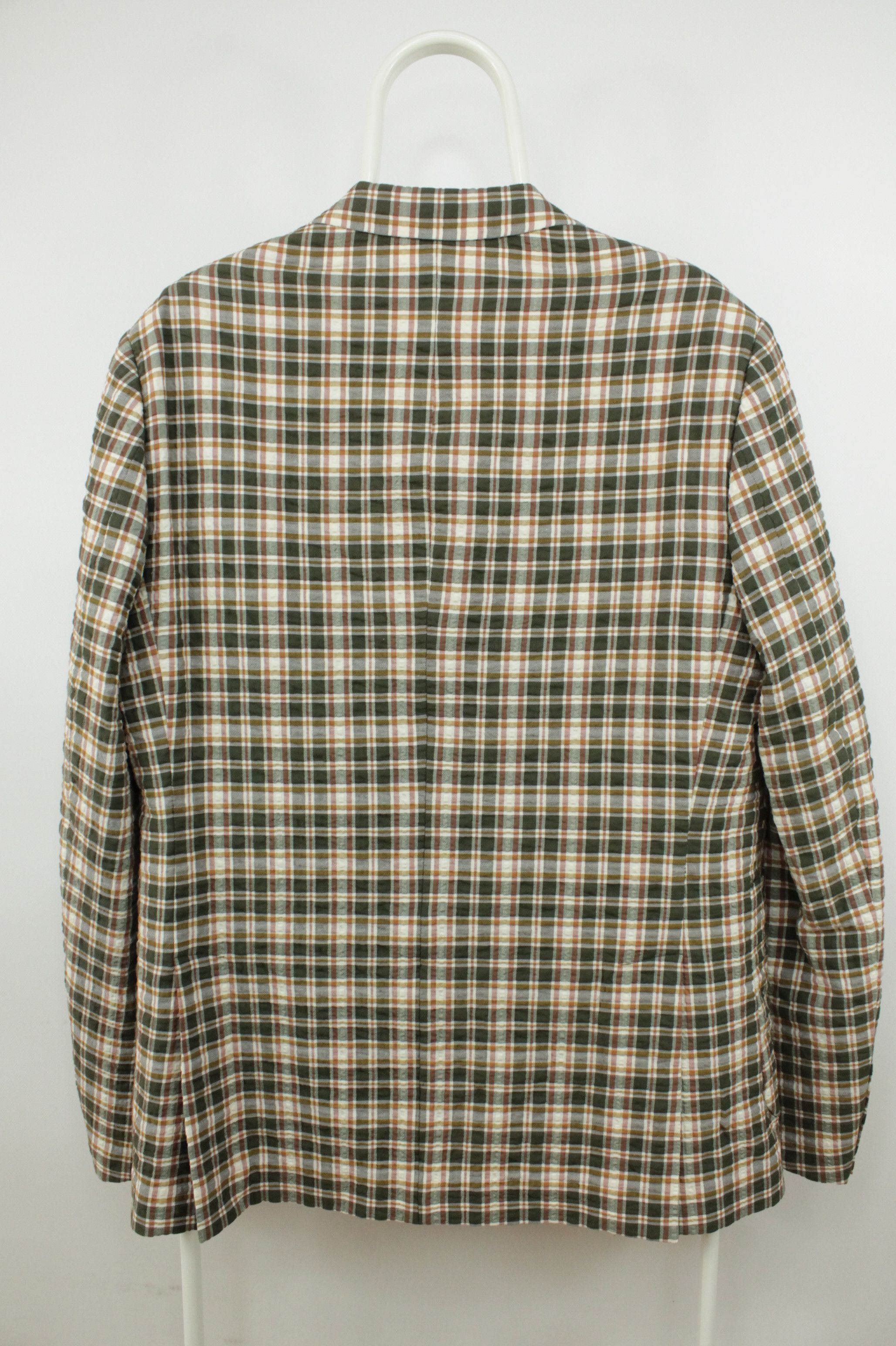 NAVYBOOT Navyboot Check Waffle Cotton Slim Sport Coat Blazer Jacket Size US L / EU 52-54 / 3 - 6 Thumbnail