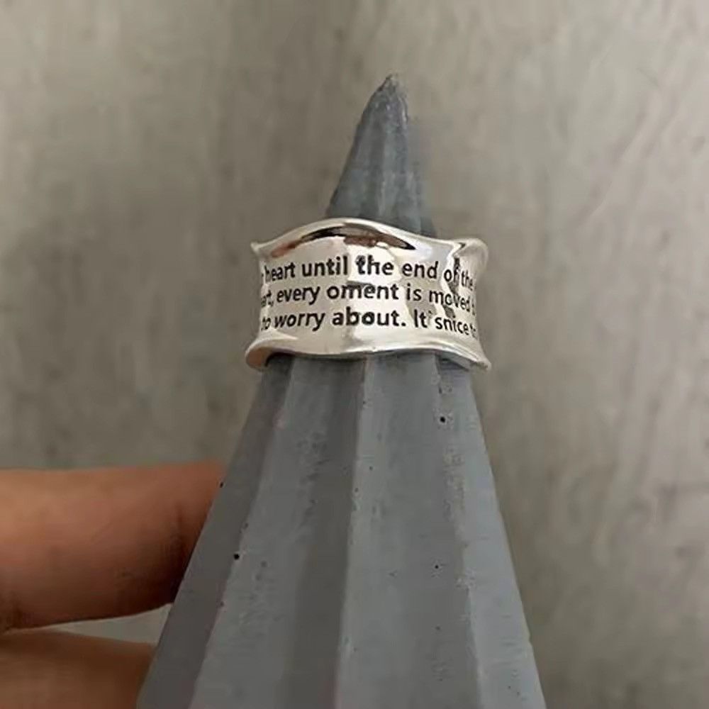 Jewelry Wordings Ring in Silver, Men's