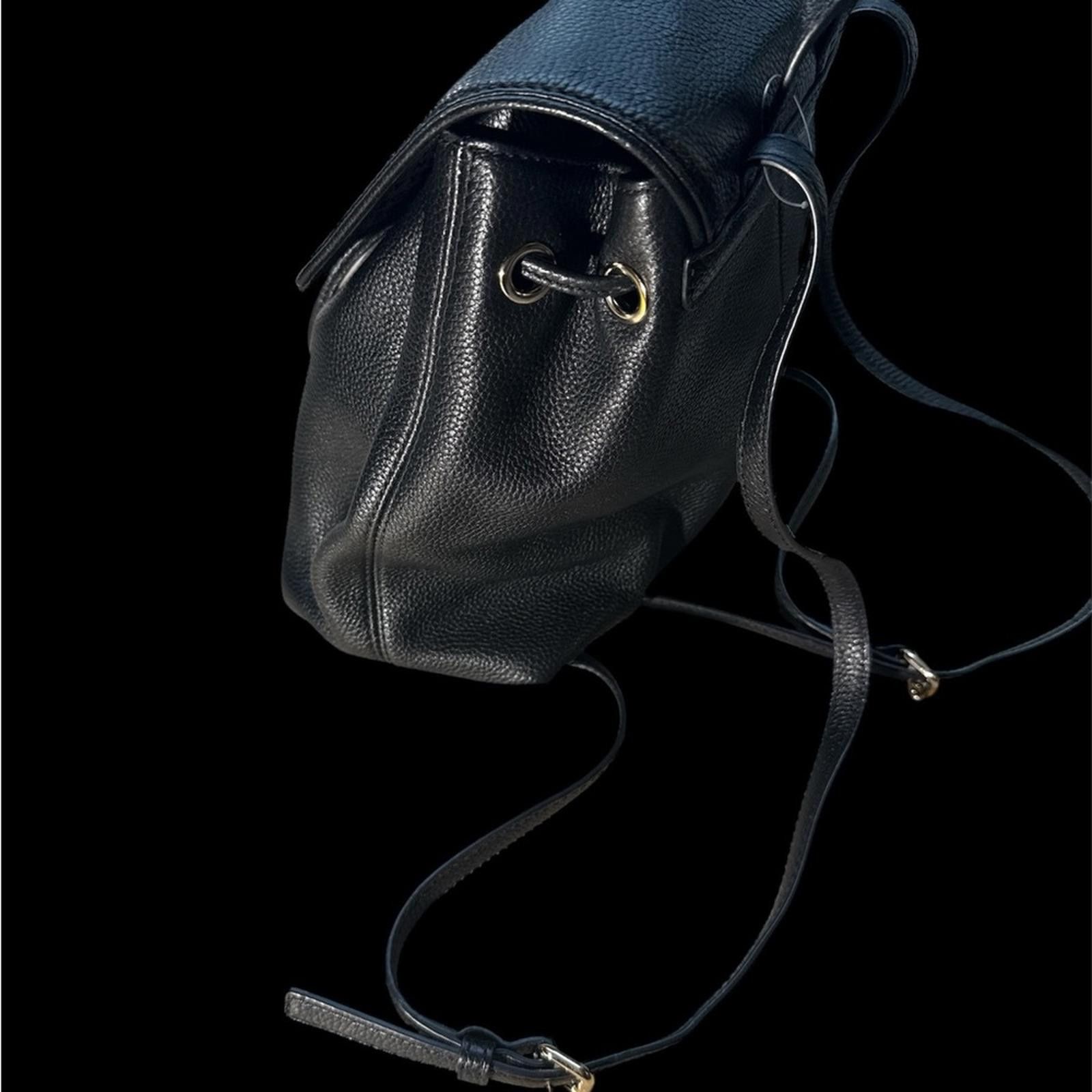 Other NWOT Kate Spade Black Lelia pebbled Leather Backpack handbag Size ONE SIZE - 4 Thumbnail