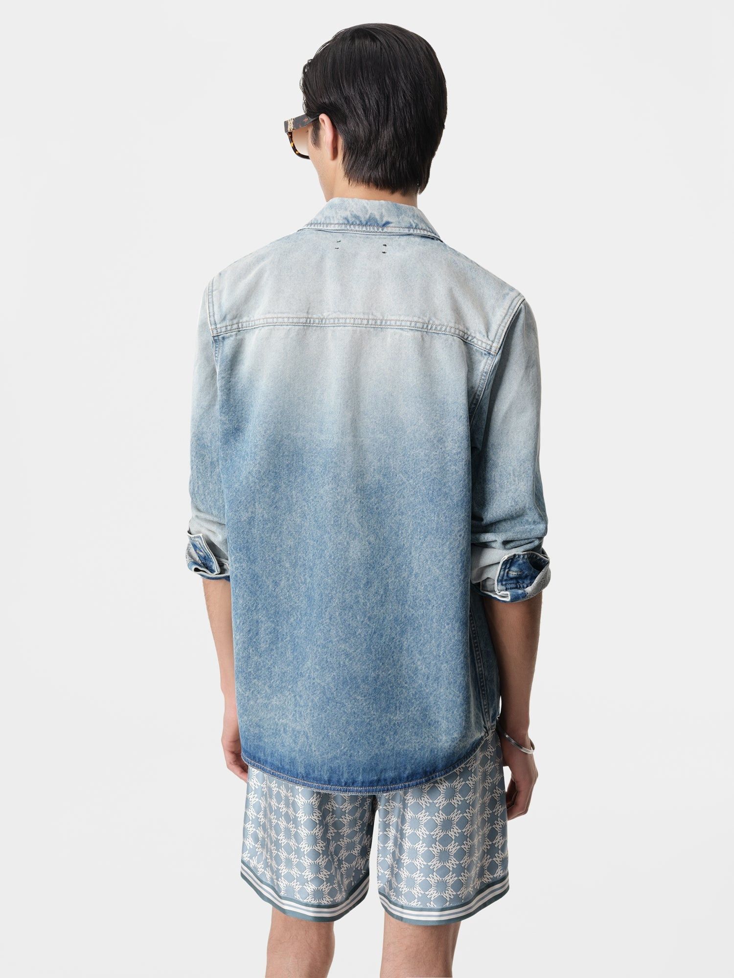 Amiri o1orln1125 MA Quad Shirt in Blue Size US S / EU 44-46 / 1 - 5 Thumbnail