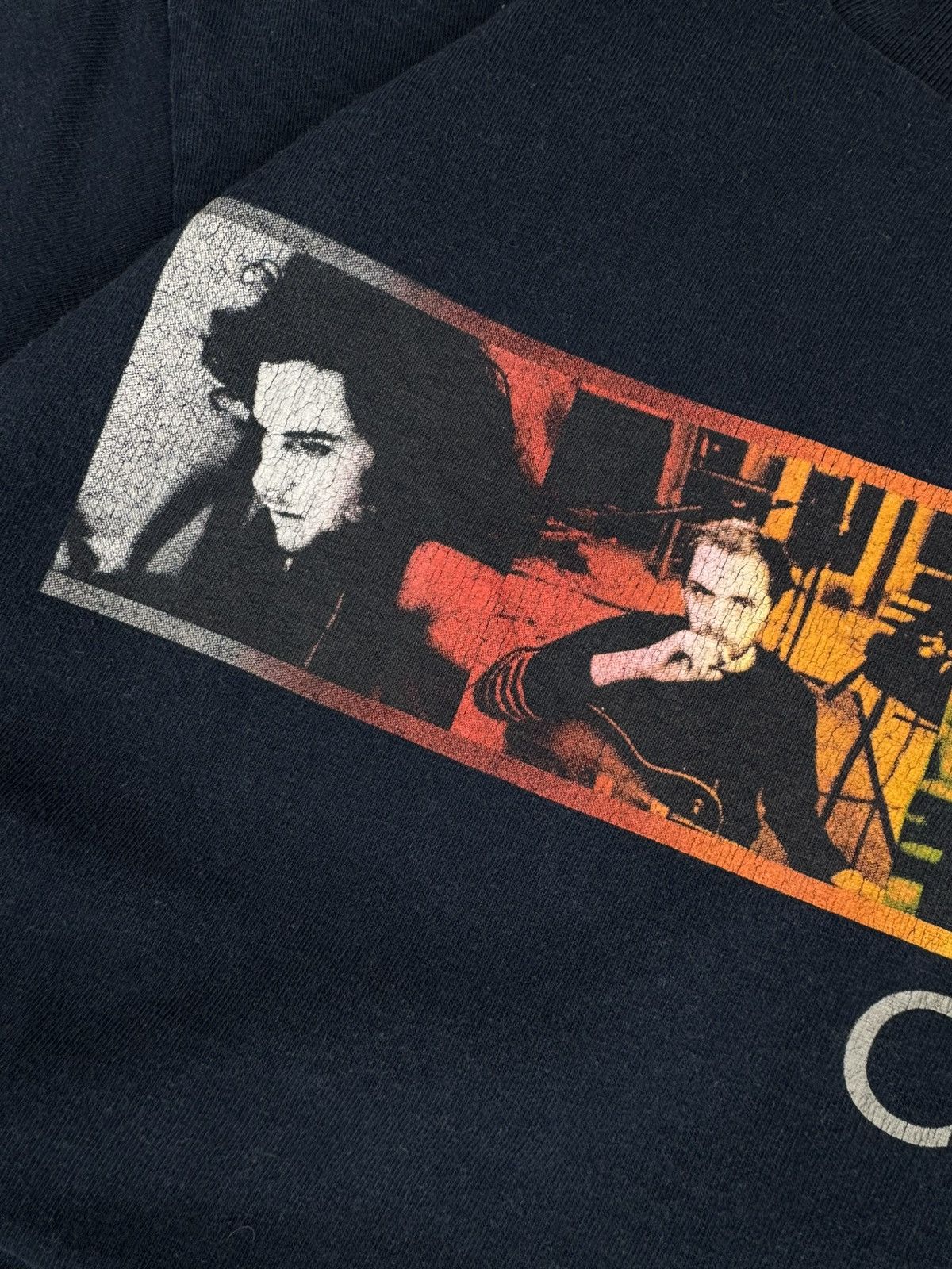Band Tees × Vintage Vintage 90s Coldplay graphic band tee distressed paint fade Size US S / EU 44-46 / 1 - 10 Thumbnail