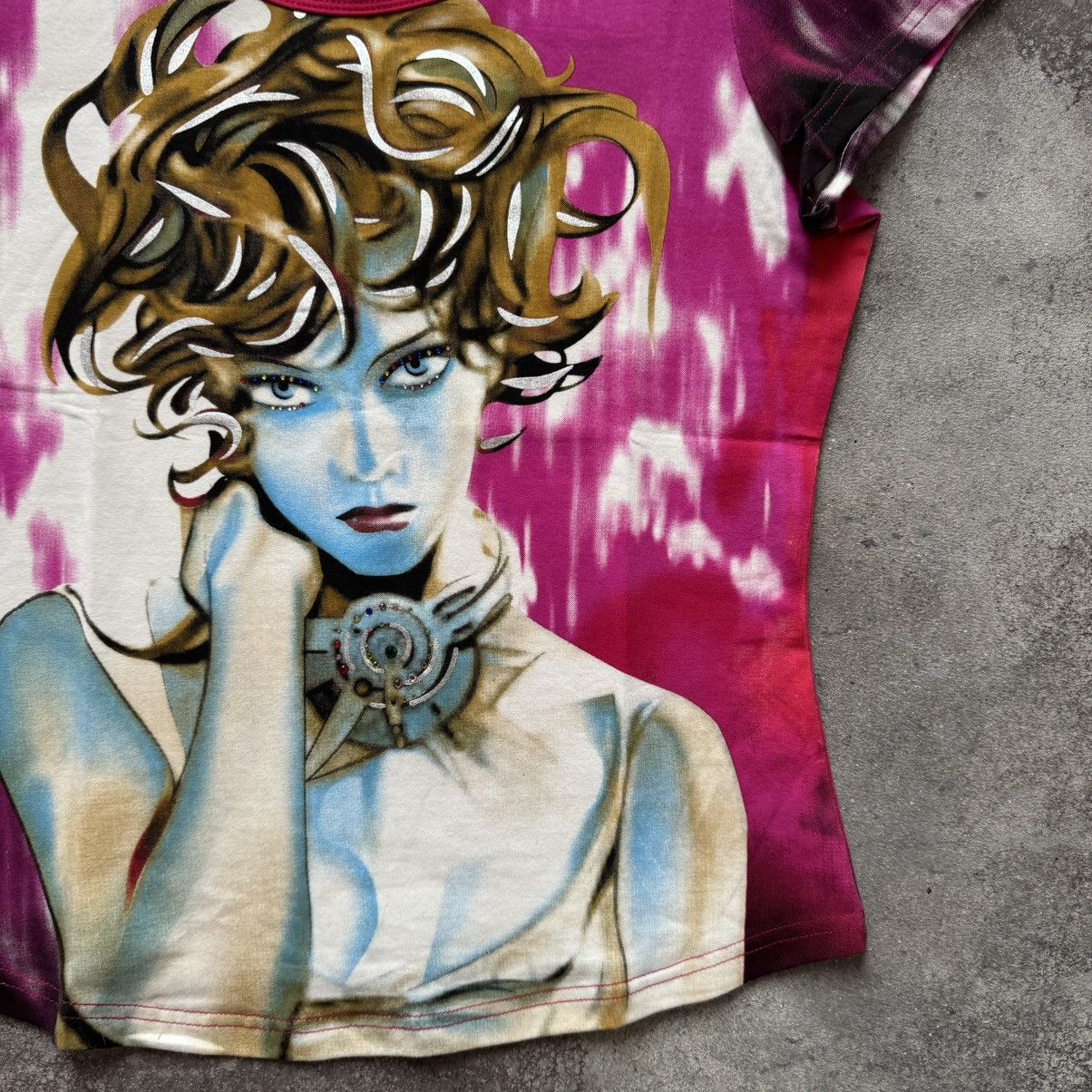 Hysteric Glamour 2000’s Custo Barcelona Style Sexy Lady Glam Y2K T-Shirt Size M / US 6-8 / IT 42-44 - 6 Thumbnail