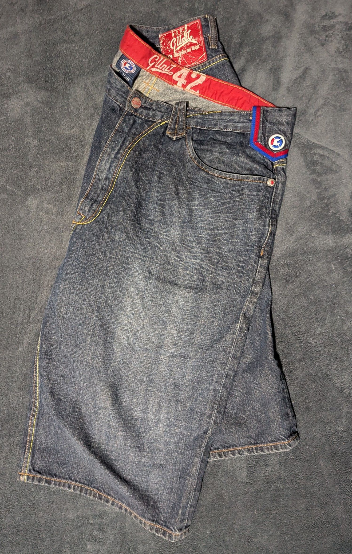 Fubu × G-Unit × Rocawear VINTAGE G-UNIT JORTS Y2K Size US 42 / EU 58 - 3 Thumbnail