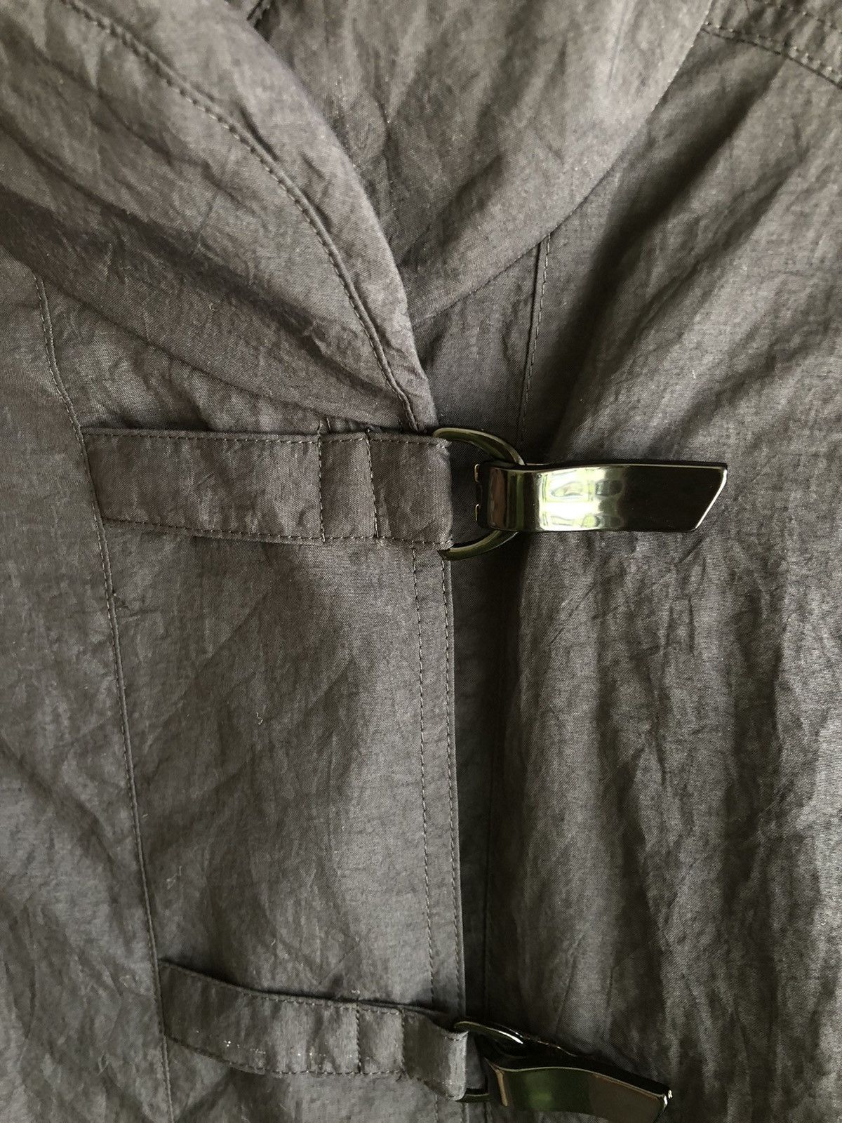 Japanese Brand Vintage Y2K San Juan Japanese Designer Trench Coat Size US L / EU 52-54 / 3 - 3 Thumbnail