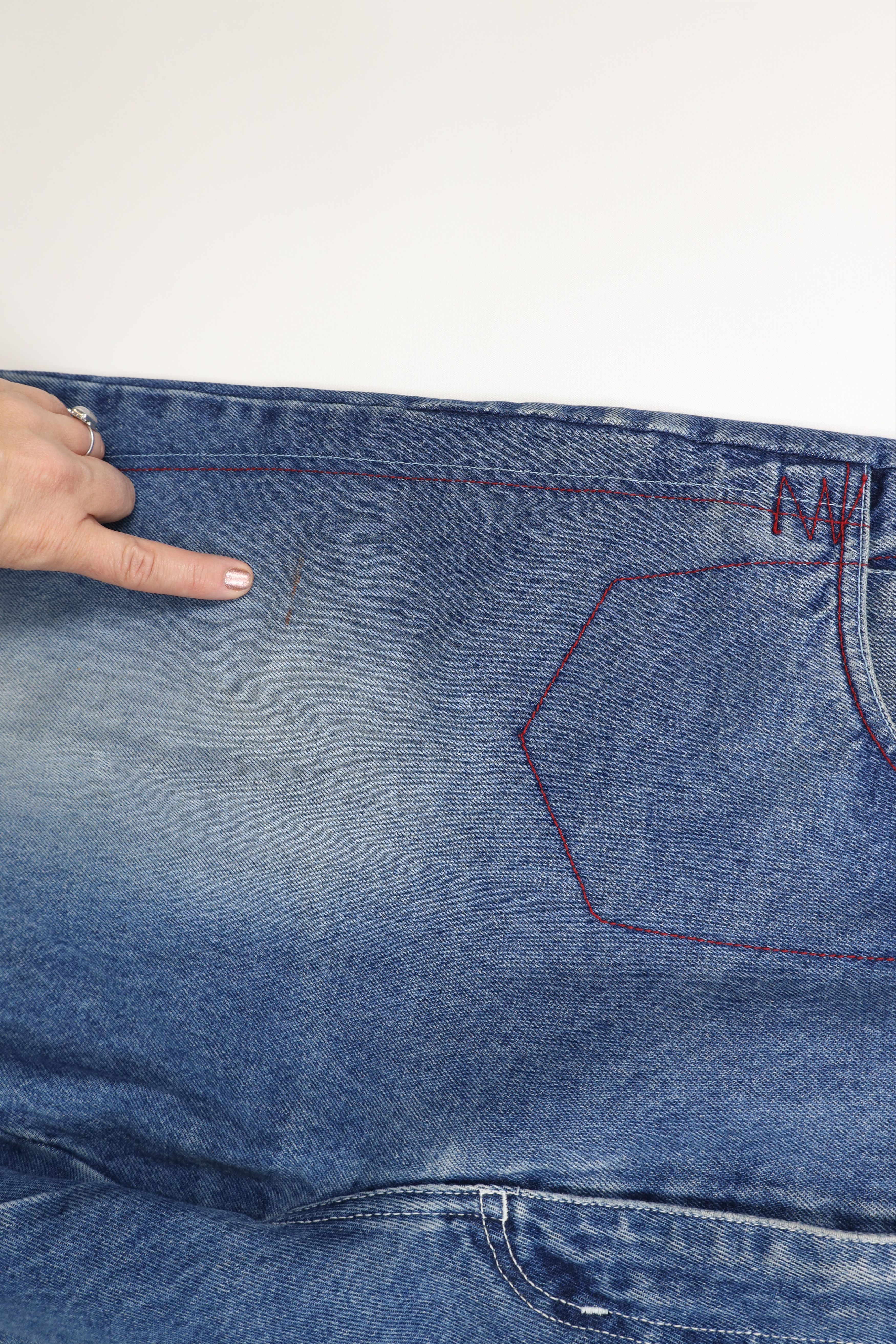 Fubu Vintage 90s Y2K FUBU Baggy Wide Leg Denim Jeans Cotton Size US 36 / EU 52 - 8 Thumbnail