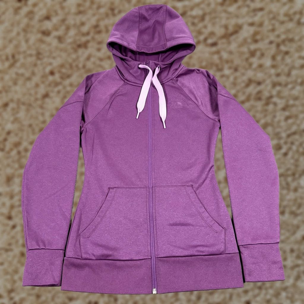 The North Face The North Face Lined Full Zip Fleece Hooded Jacket Purple XS Women's Jacket, Purple, The North Face, Hooded, Full Zip, Fleece, XS, Women Size XS / US 0-2 / IT 36-38 - 1 Thumbnail
