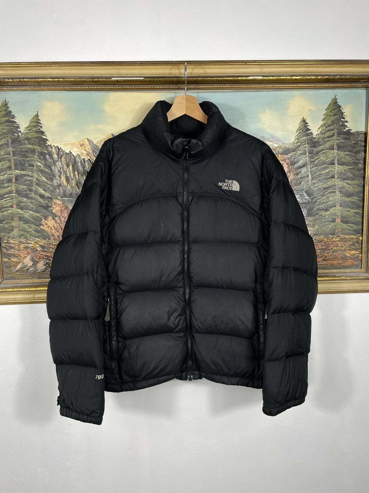 The North Face × Vintage Black TNF Retro 00s Jacket Travis Scott Kylie Jenner Vibe Size L / US 10 / IT 46 - 1 Thumbnail