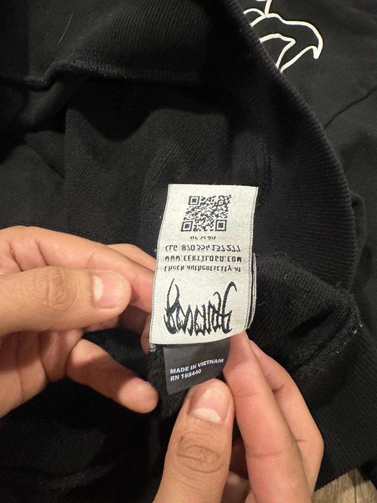 Revenge X KILL Outline Hoodie - Black/White (Size Medium) Size US M / EU 48-50 / 2 - 9 Thumbnail