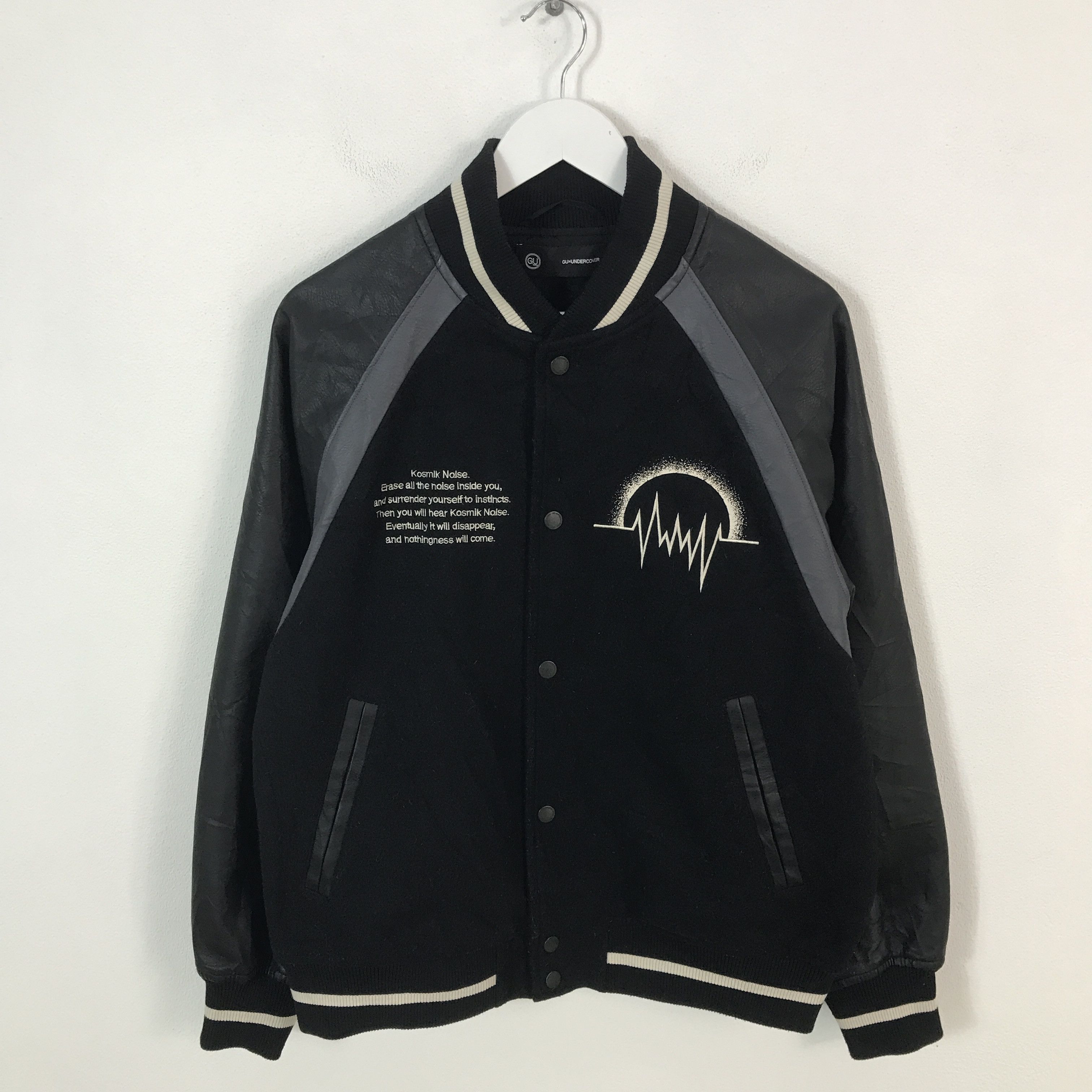 GU × Undercover Undercover x Gu Varsity kosmik noise snap Button jacket Size US M / EU 48-50 / 2 - 2 Thumbnail