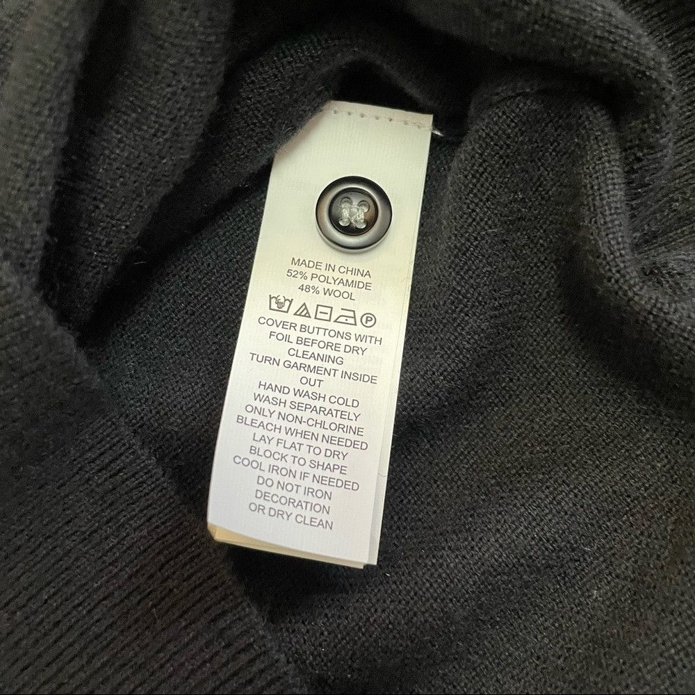 Kate Spade New Kate Spade Black Embellished Brooch Cardigan Size S Size S / US 4 / IT 40 - 8 Thumbnail