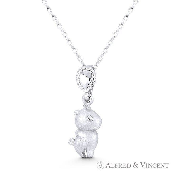 Other Baby Capybara / Kapi’wara Pet Rodent Lover Charm Pendant Size ONE SIZE - 1 Preview