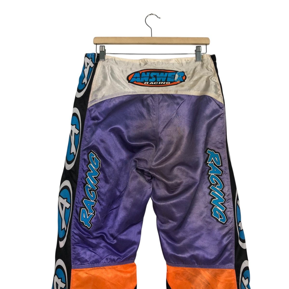 Japanese Brand 🔥VINTAGE PANTS MOTORCROSS RACING ANSWER ISSEY MIYAKE Size US 31 - 12 Thumbnail