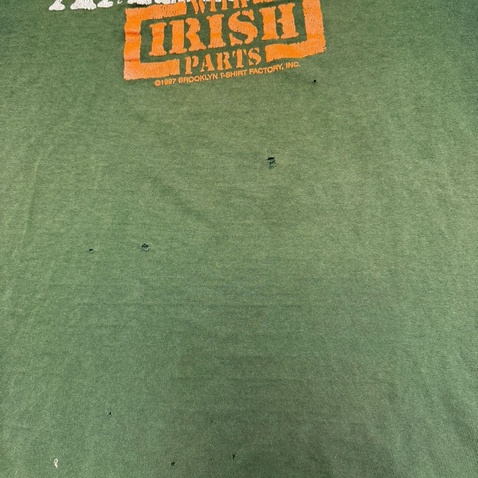 Vintage Vintage Made in America With Irish Parts 90s T Shirt Men’s L Size US L / EU 52-54 / 3 - 7 Thumbnail