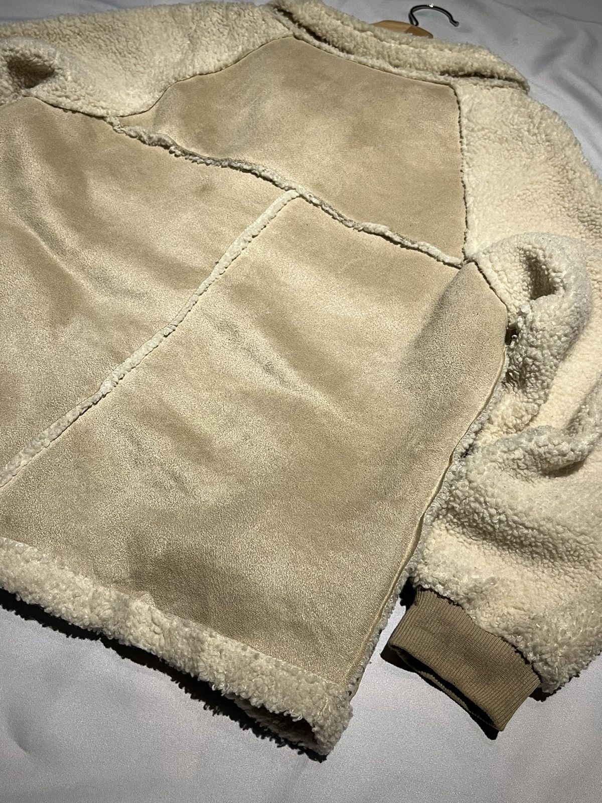 Japanese Brand R. Sherpa Fleece Jacket Cropped Women Size M / US 6-8 / IT 42-44 - 8 Thumbnail