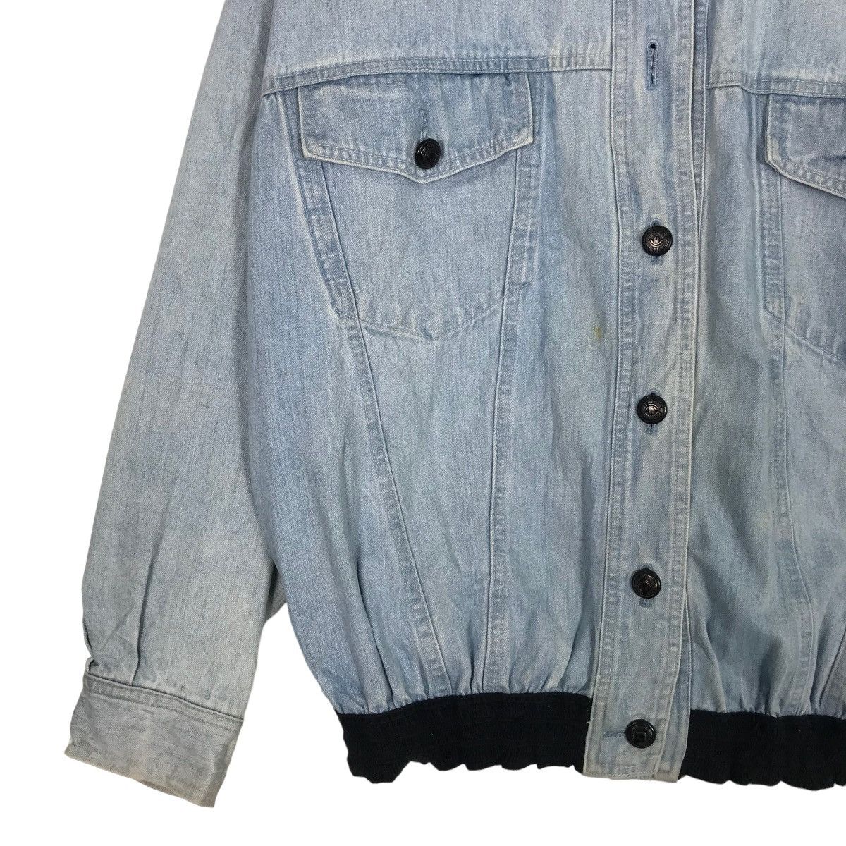 Moschino 💥 MOSCHINO DYED BLUE DENIM JACKET Size US M / EU 48-50 / 2 - 2 Thumbnail