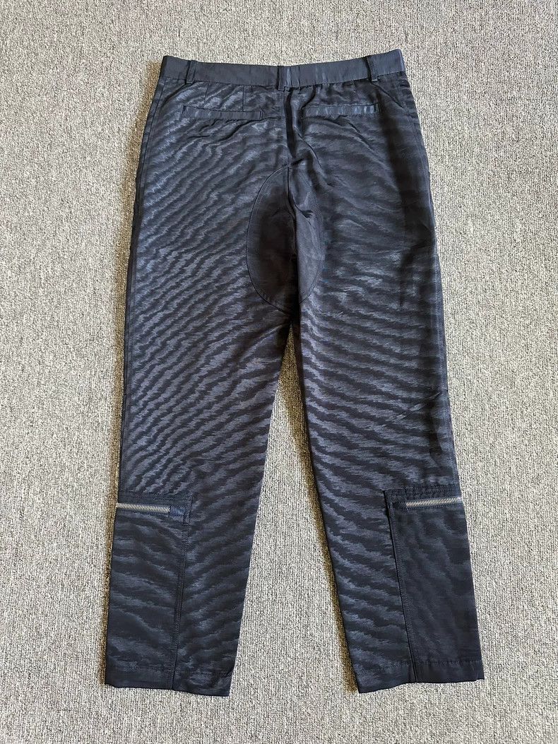 Dior Dark blue pattern multi-zipper trousers 2504-Nextarrow