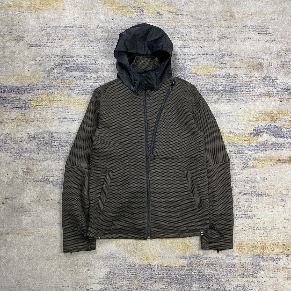 90s Yohji Yamamoto AAR hidden hood vest Vintage A.A.R Yohji