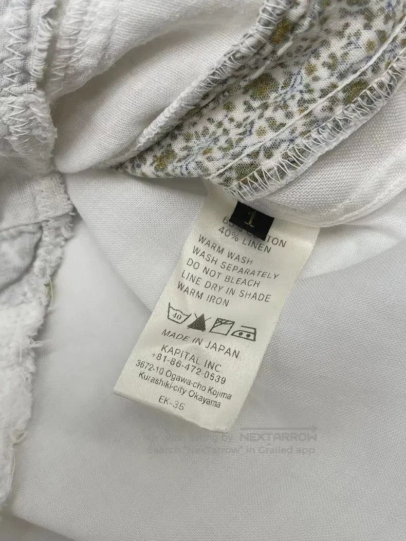 Kapital Kapital Skull button cotton and linen stitching shirt Size S / US 4 / IT 40 - 7 Thumbnail