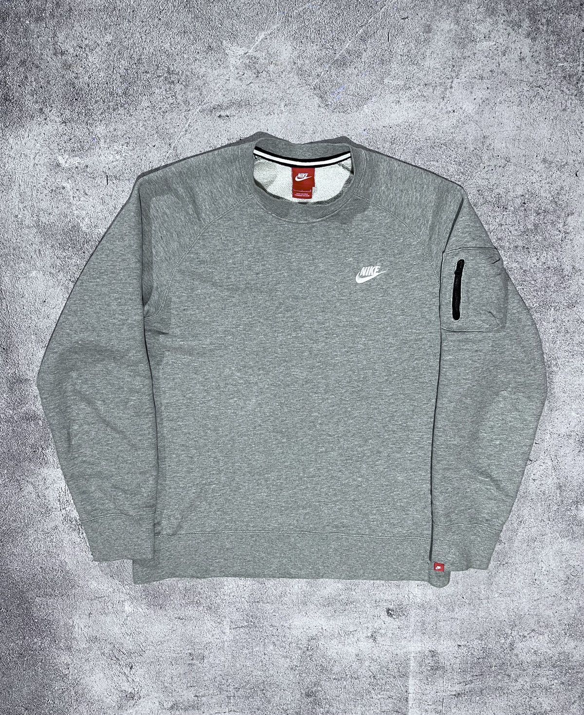 🔥🔥 Nike Tech Fleece Grey Sweatshirt Size L