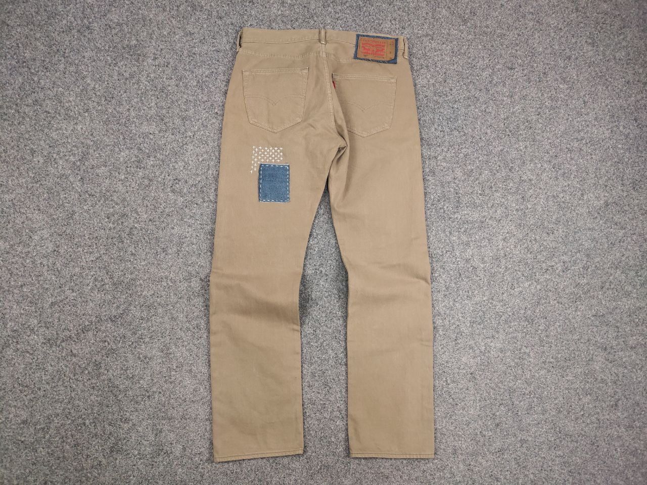 Levi's Vintage Levis 501 sashiko patchworks Jeans Kapital Style Size US 33 - 11 Thumbnail