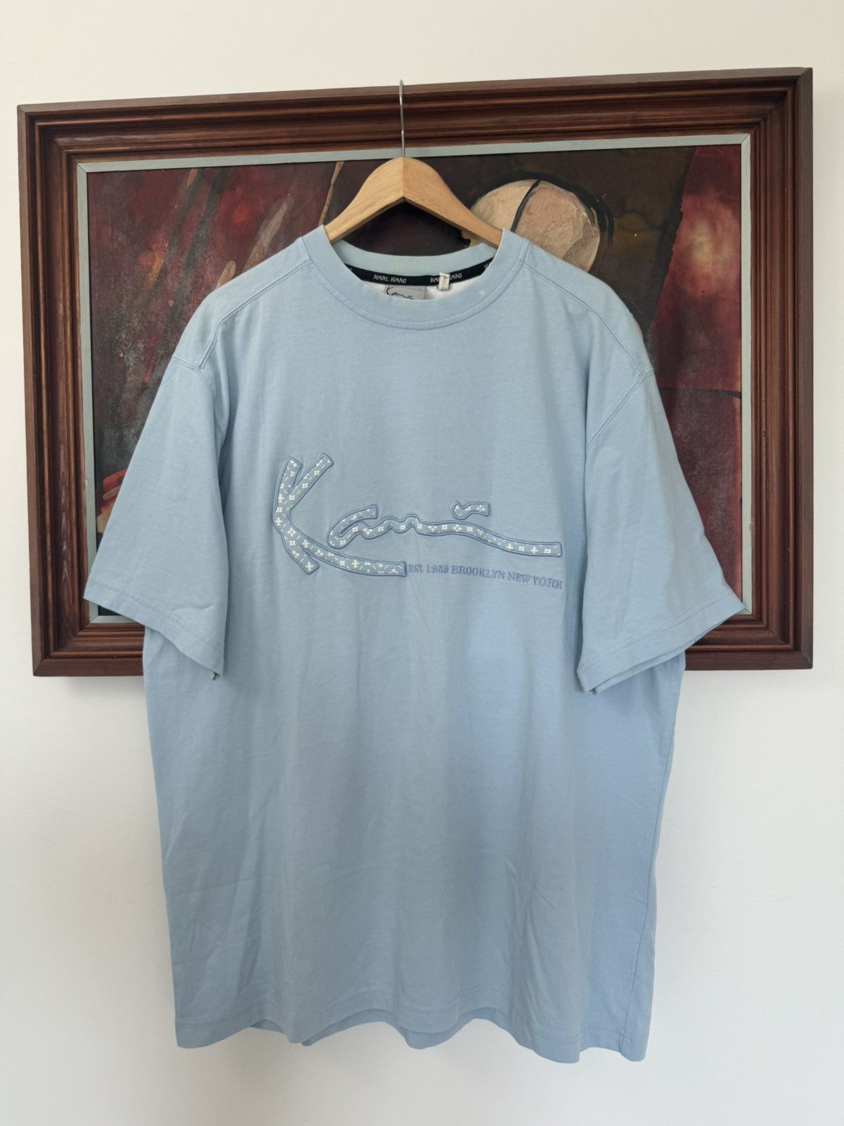 Karl Kani Vintage 90s Karl Kani Rap Logo Tee LV Vibe Monogram Hype Size US XL / EU 56 / 4 - 1 Thumbnail
