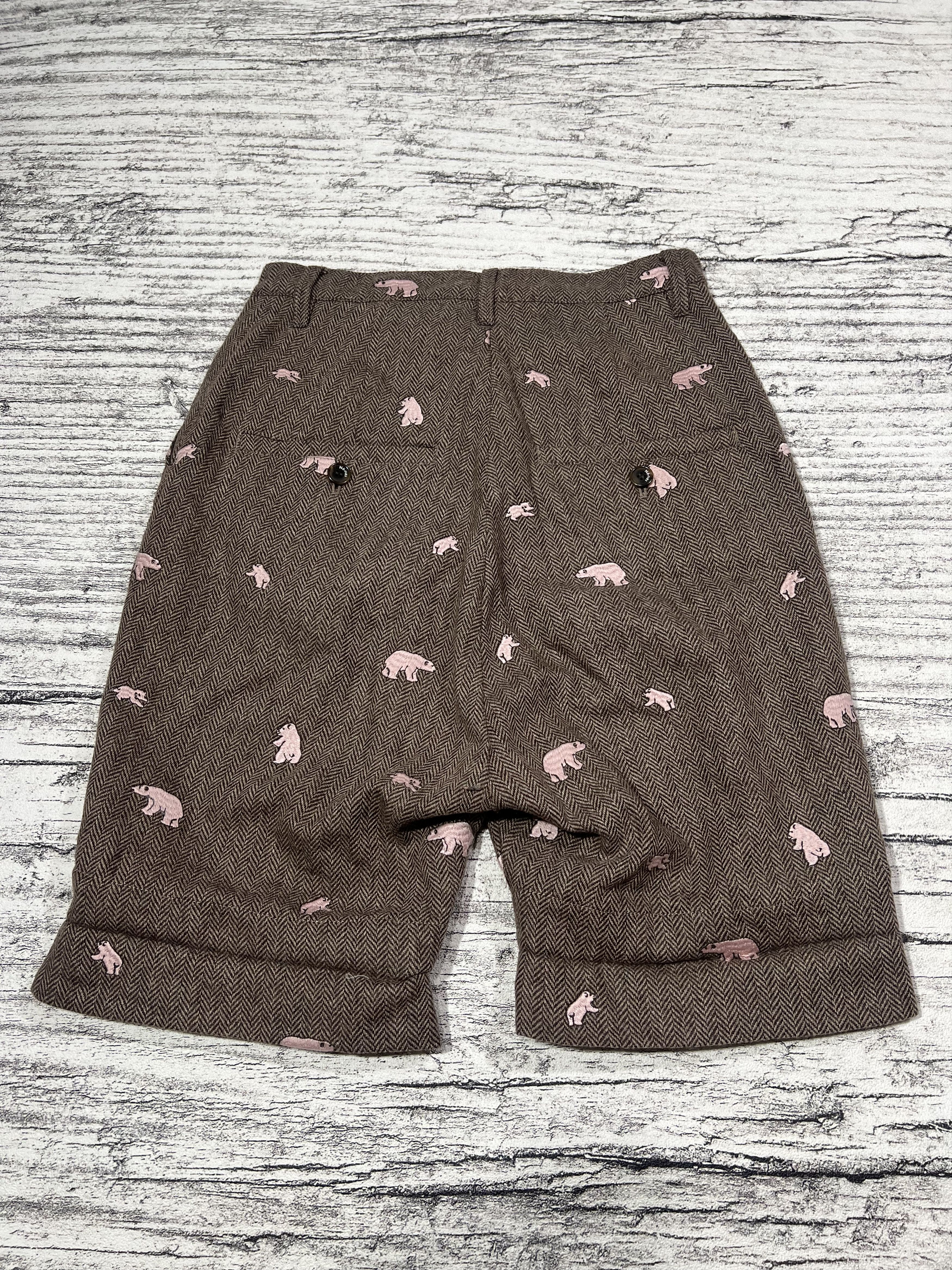 Issey Miyake 2000s Ne-net Herringbone Embroidery Jorts y2k Lgb Ifsix Size US 28 / EU 44 - 2 Thumbnail