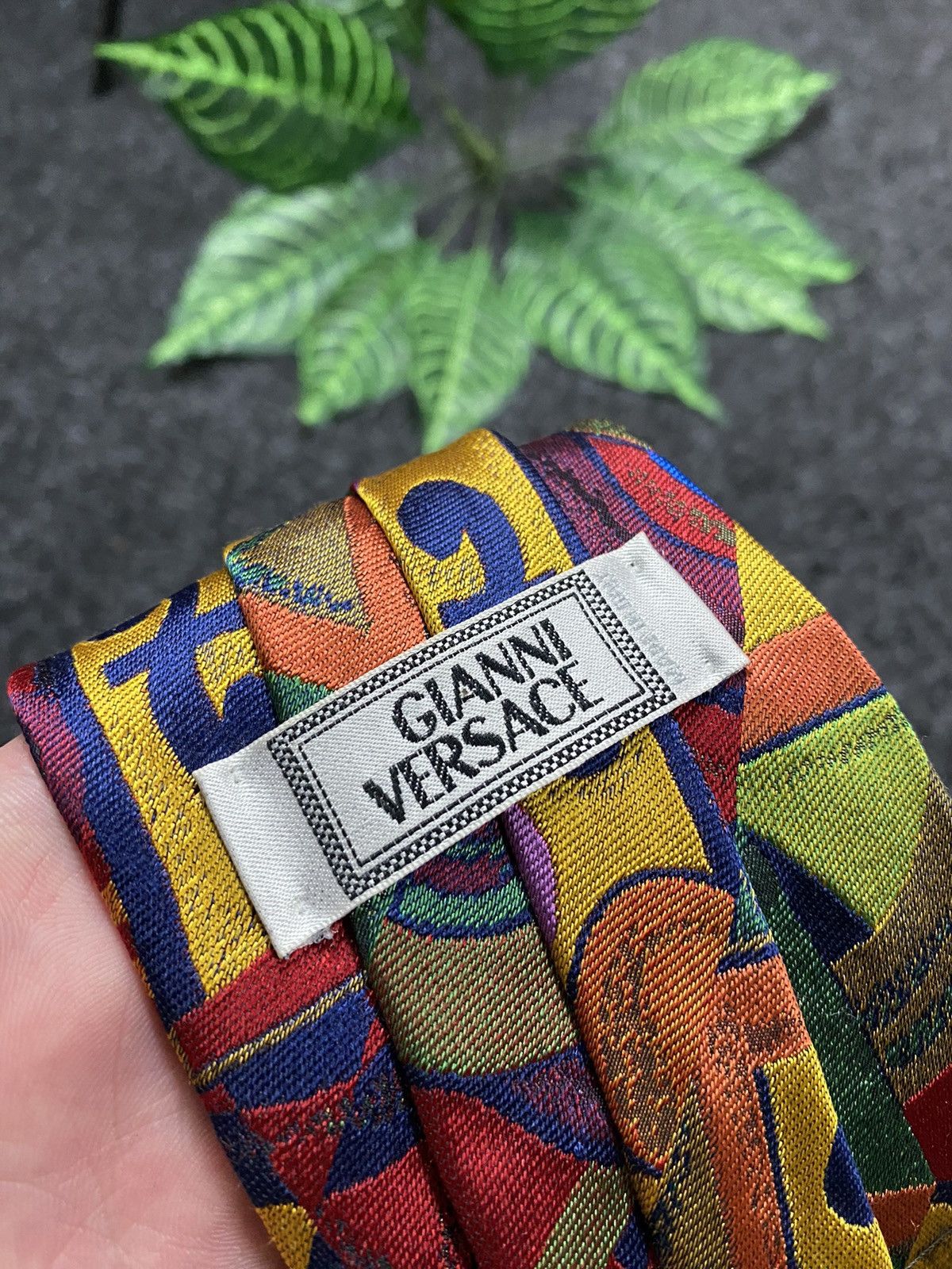 Versace × Vintage VINTAGE GIANNI VERSACE TIE Size ONE SIZE - 3 Thumbnail