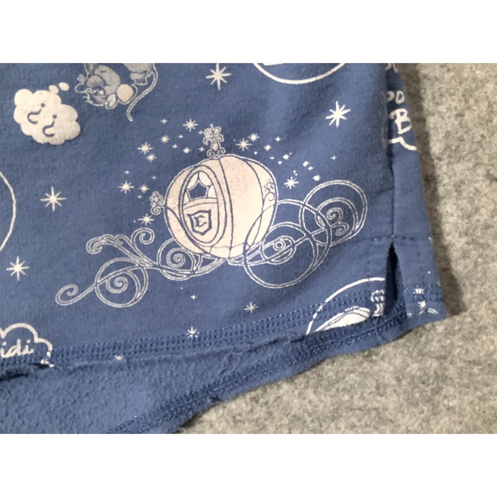 Disney Disney Cinderella Sleepwear Blue Soft Athletic Shorts Size Large Size 36" / US 14 / IT 50 - 2 Thumbnail